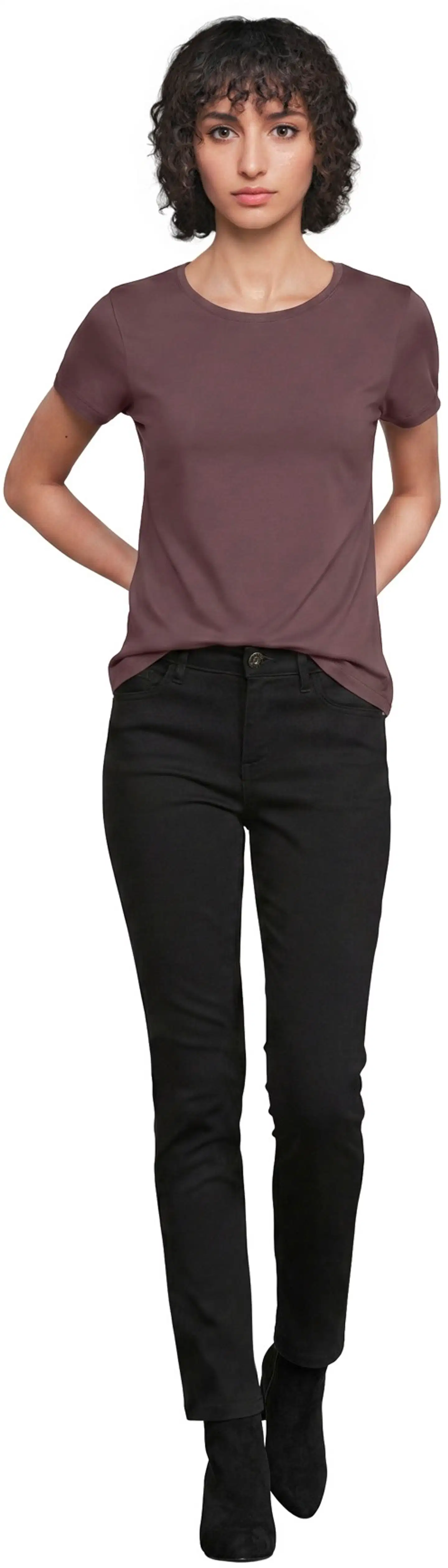 House naisten viisitaskuhousut 222H042401 - jet black - 4