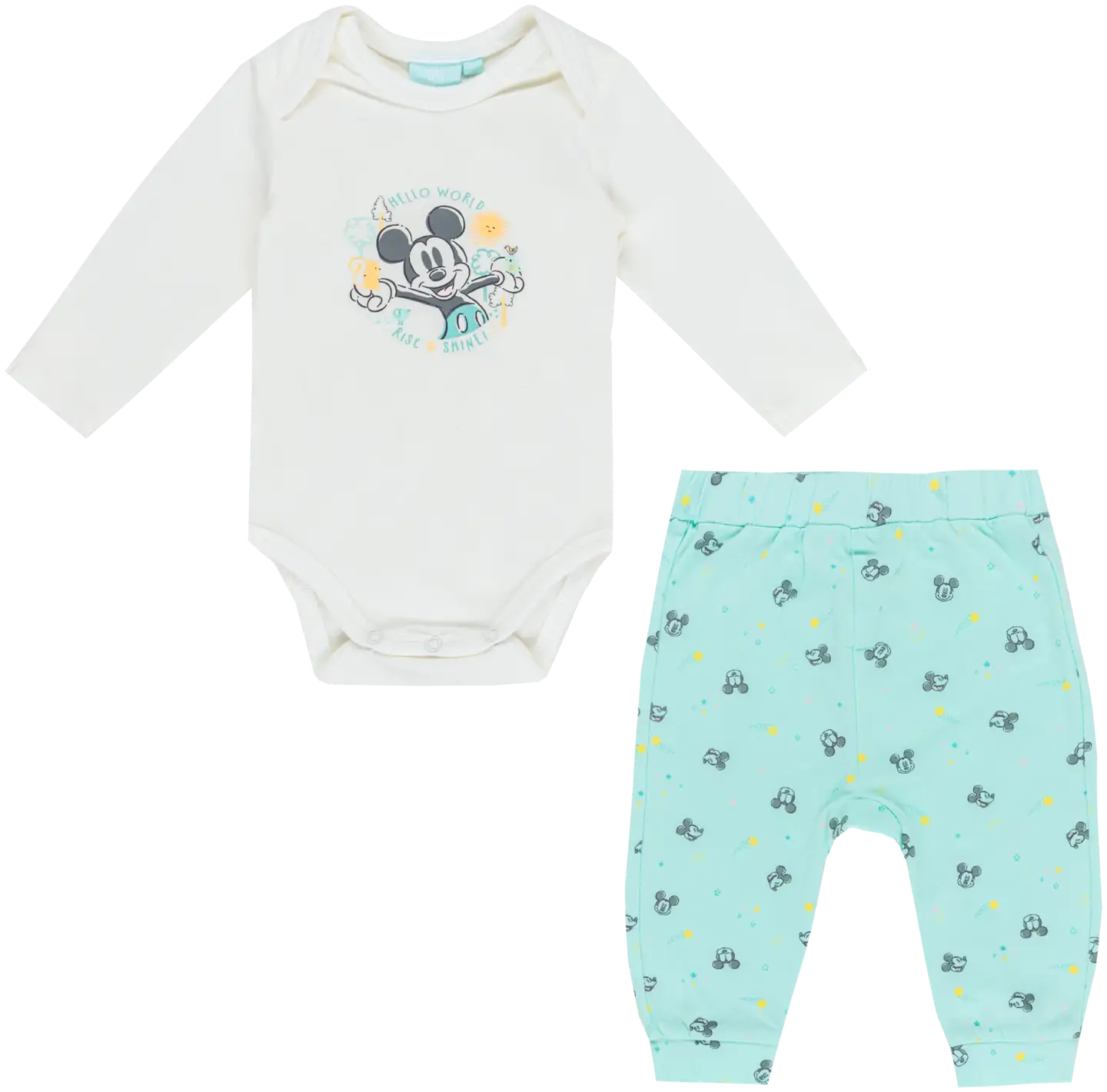 Disney vauvojen setti body & housut Mikki - TURQUOISE LIGHT - 1