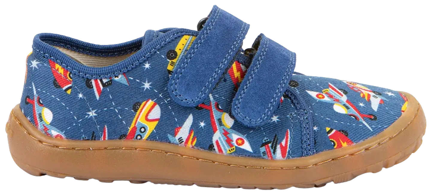 Froddo lasten paljasjalkakenkä Canvas - BLUE ELECTRIC - 1
