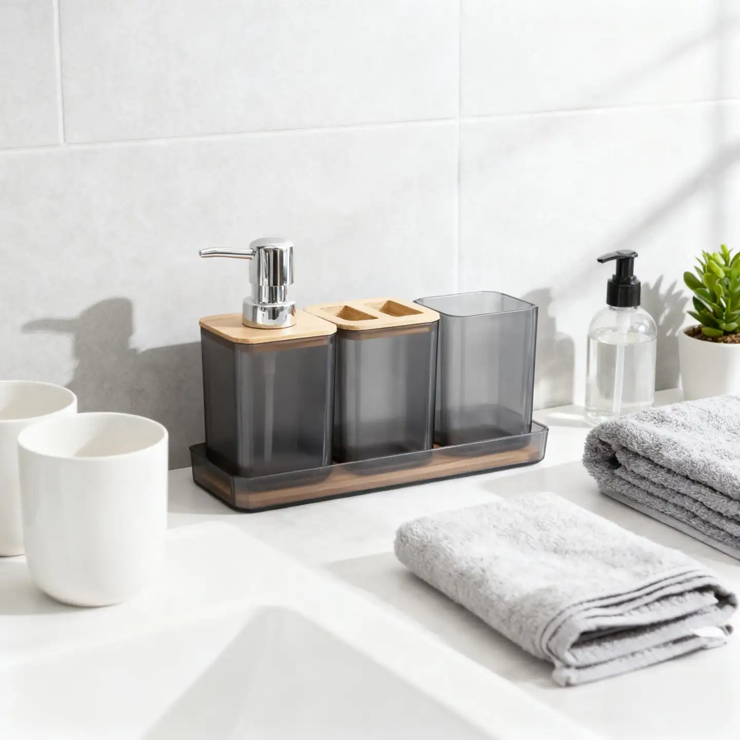 House kylpyhuonetarvikesetti 4 osaa - 3