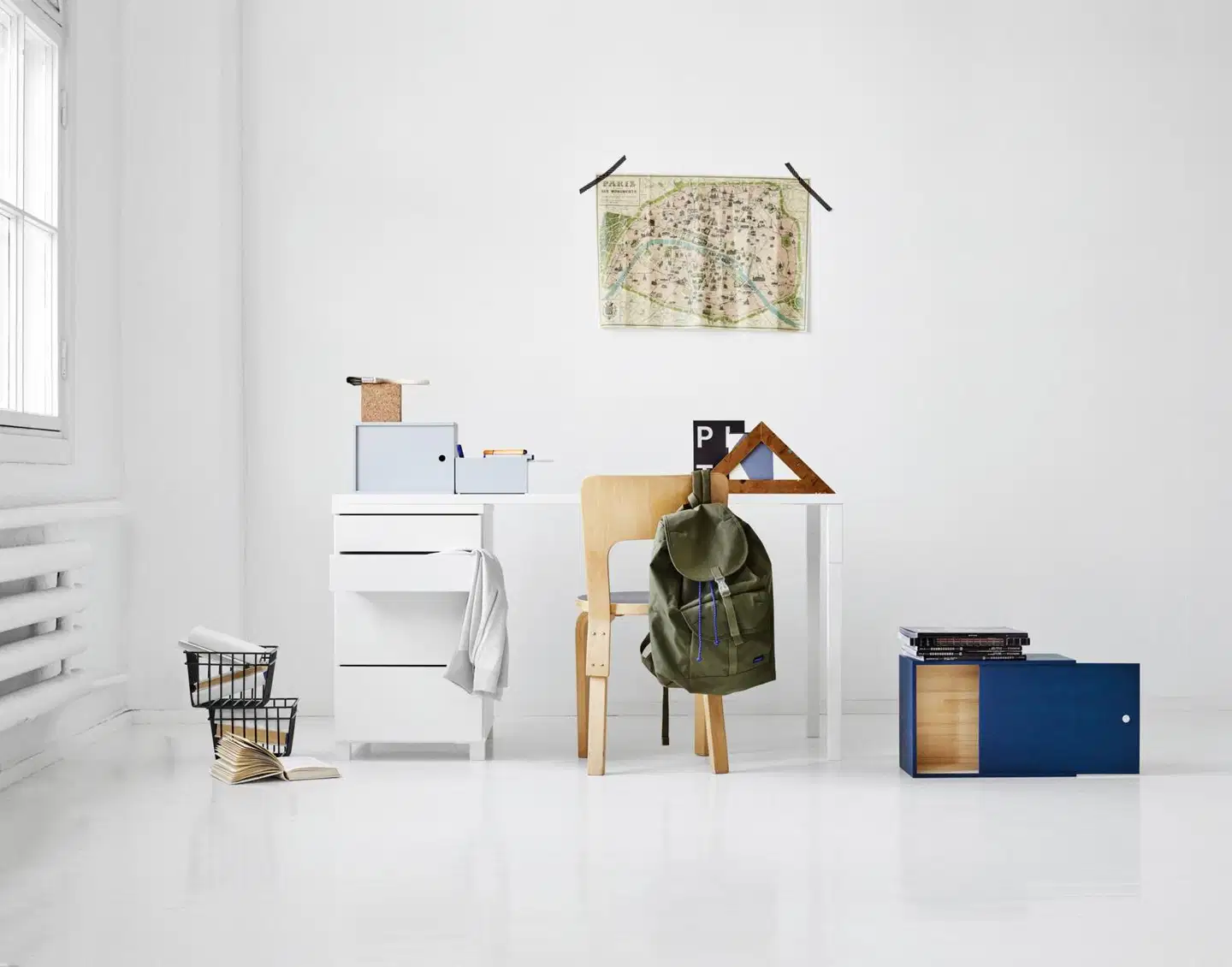 Lundia Classic työpöytä valkoinen - 4