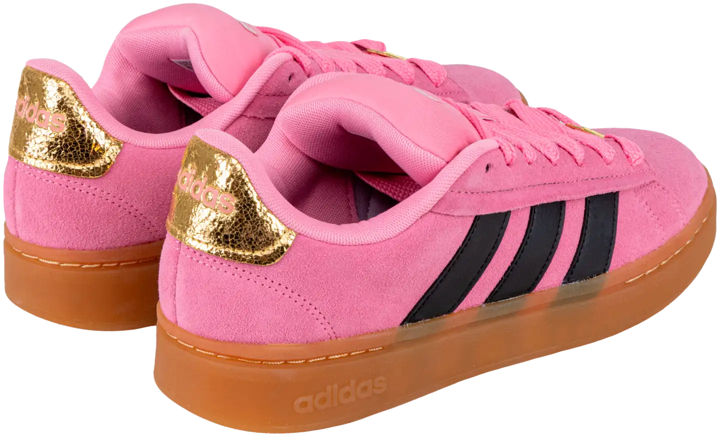 adidas naisten vapaa-ajan kengät Grand Court Alpha JH8669 - pink/black/gold - 2