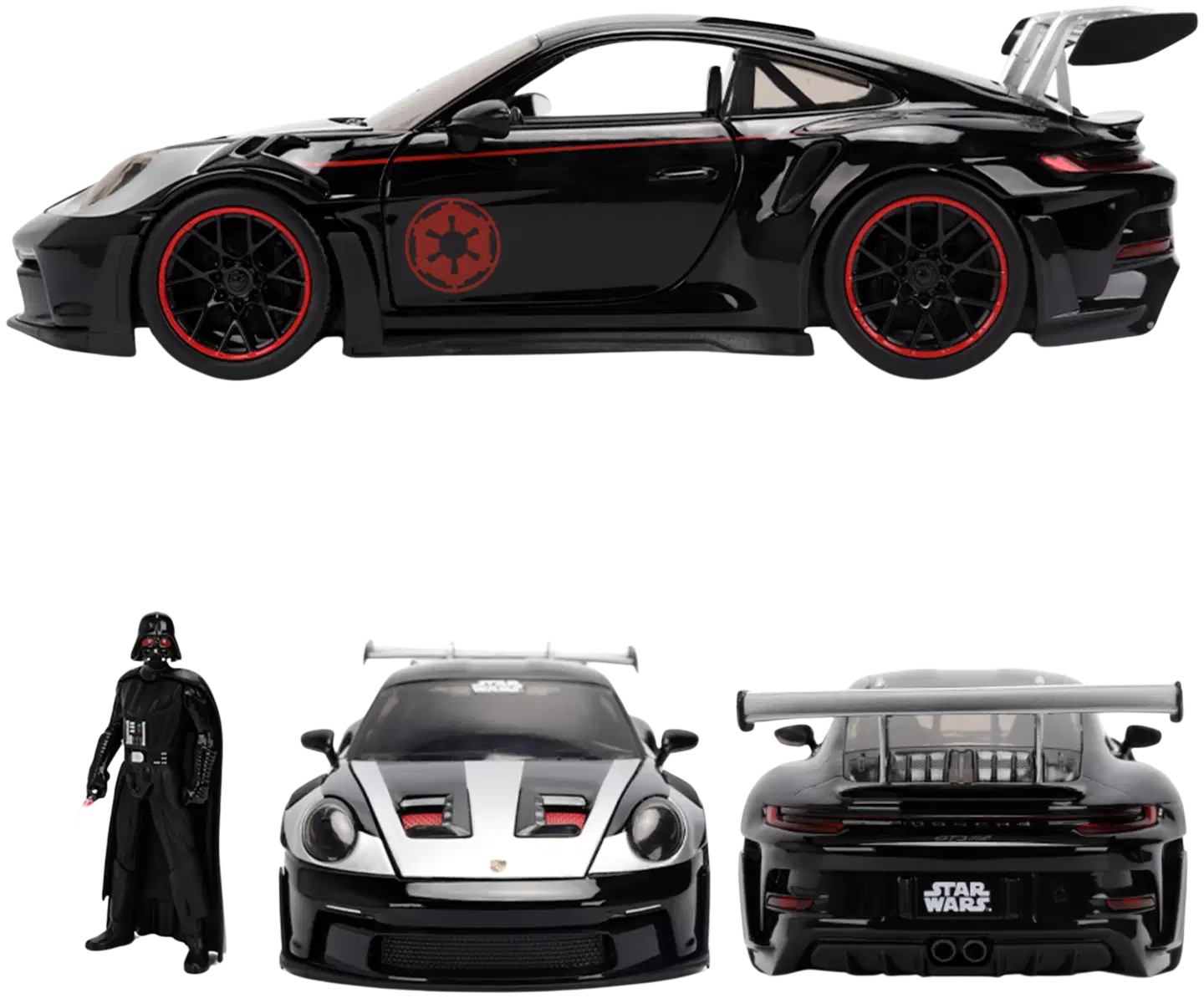 Jada Disney Star Wars Darth Vader Porsche 911, 19 cm, 1:24, die-cast - 2