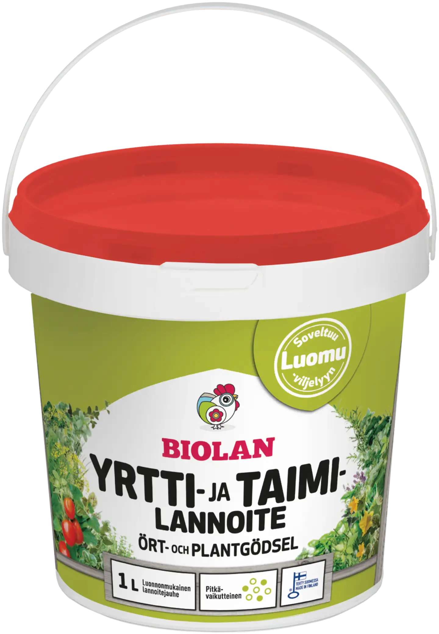 Biolan Yrtti- ja taimilannoite 1 L