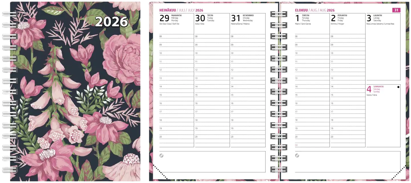 Vuosikalenteri Vallila A6 2026 Lupaus - 2