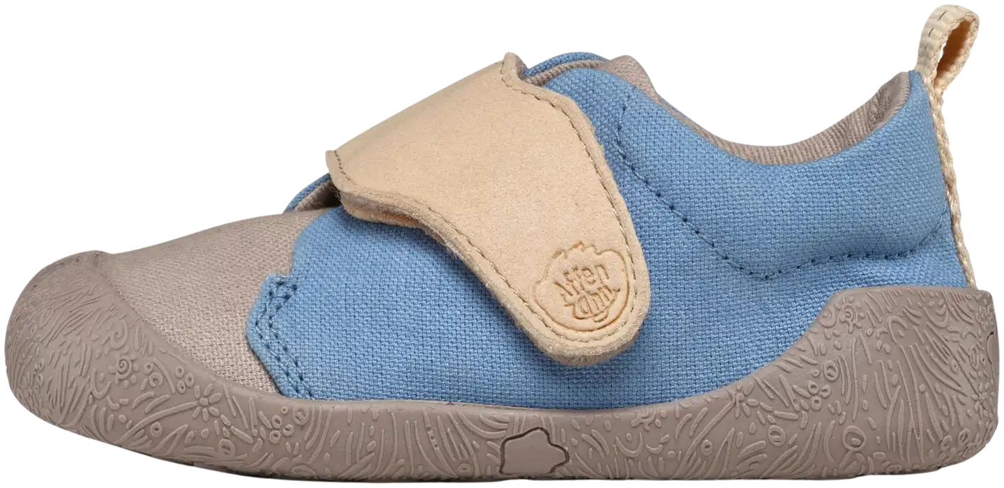 Affenzahn pienten lasten paljasjalkakenkä Prewalker Cotton Smally - Blue - 6