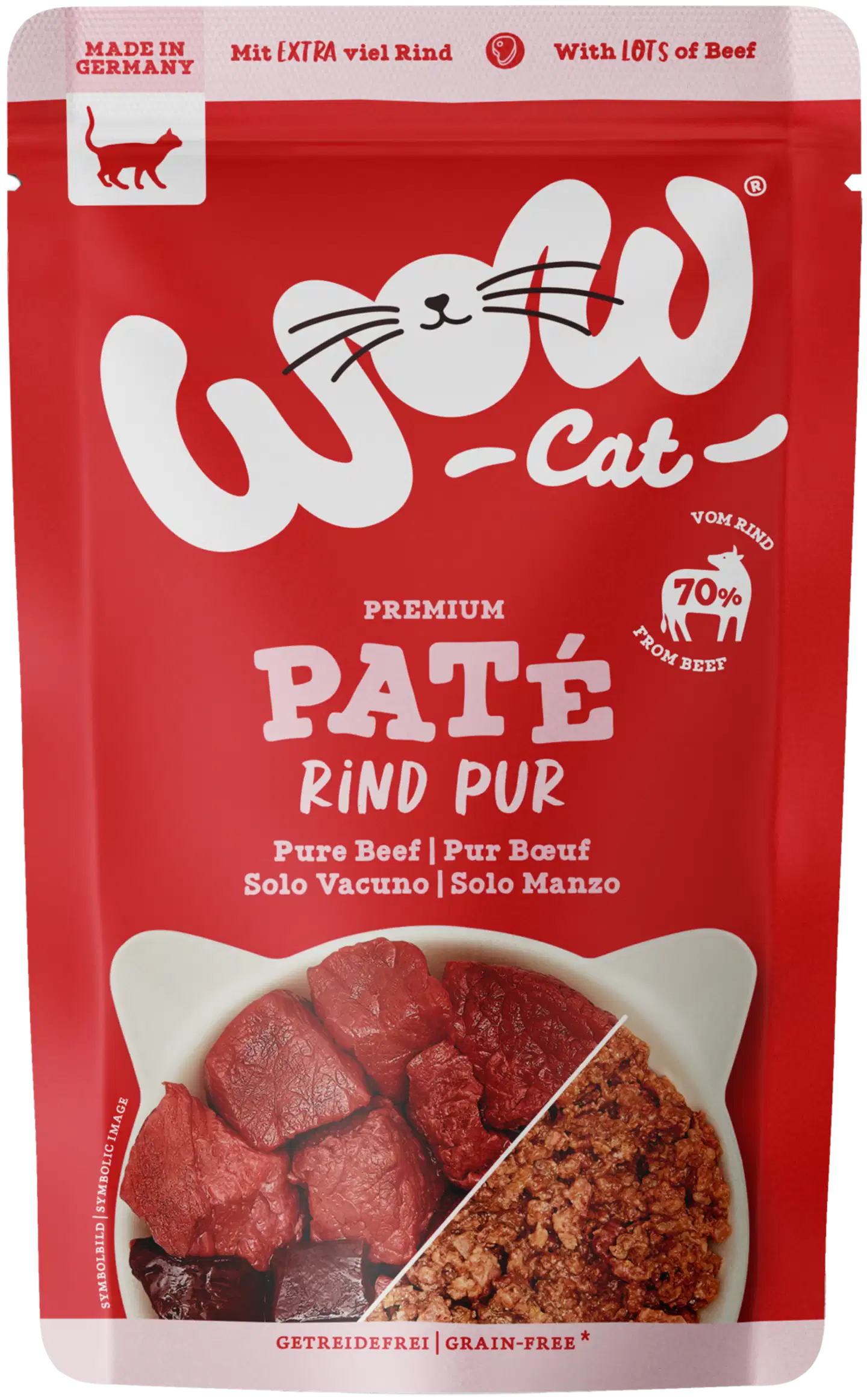 WOW CAT ADULT Paté Nauta 125 g