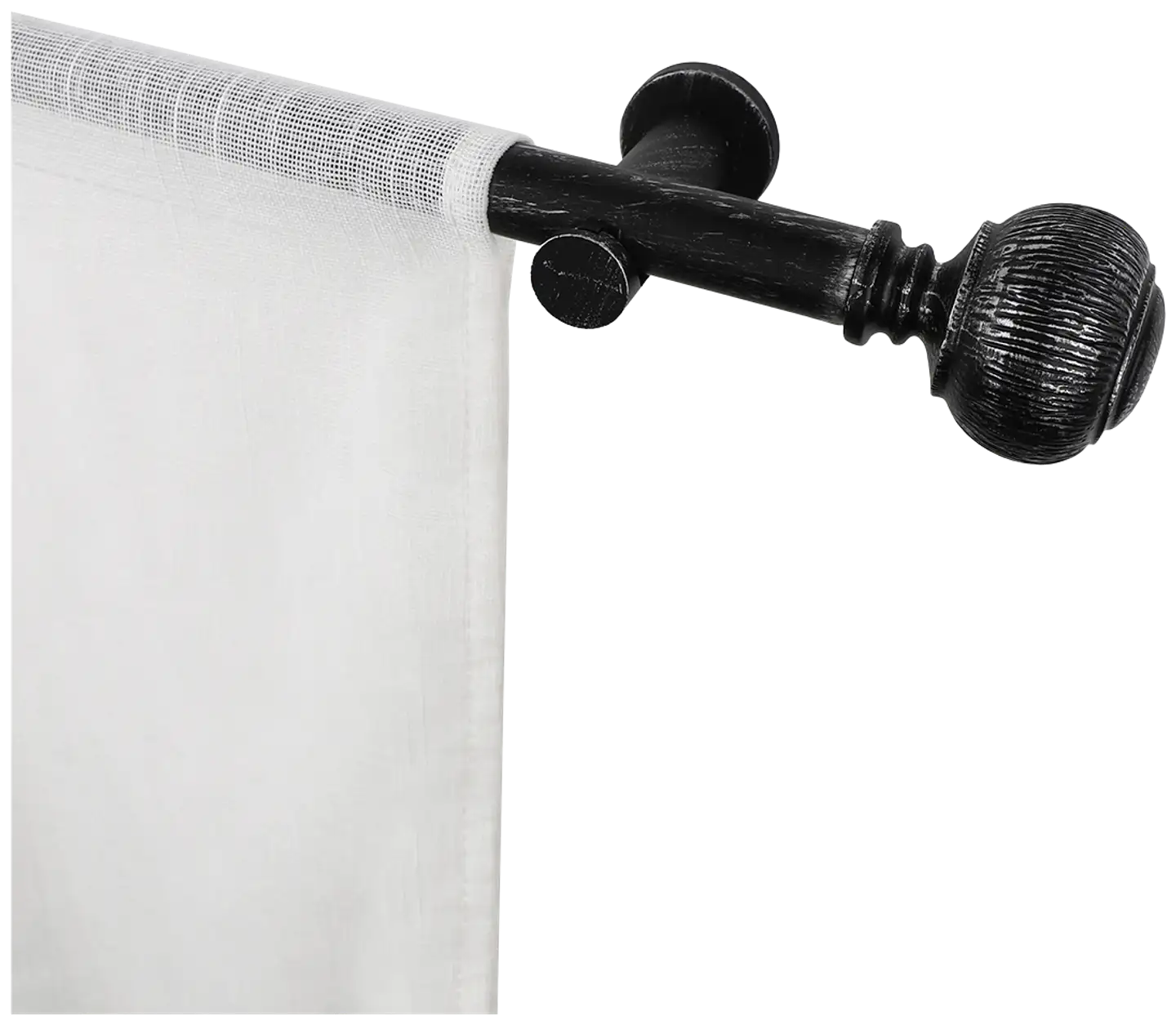 Ihanin verhotanko Amelia mustakulta 160-310cm 25/28mm - 1