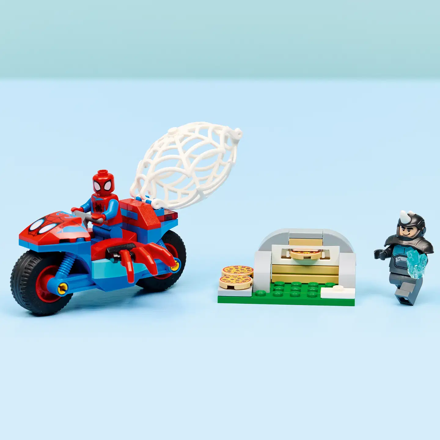 LEGO® Spidey 11206 Spidey jahtaa Rhinoa moottoripyörällään - 11