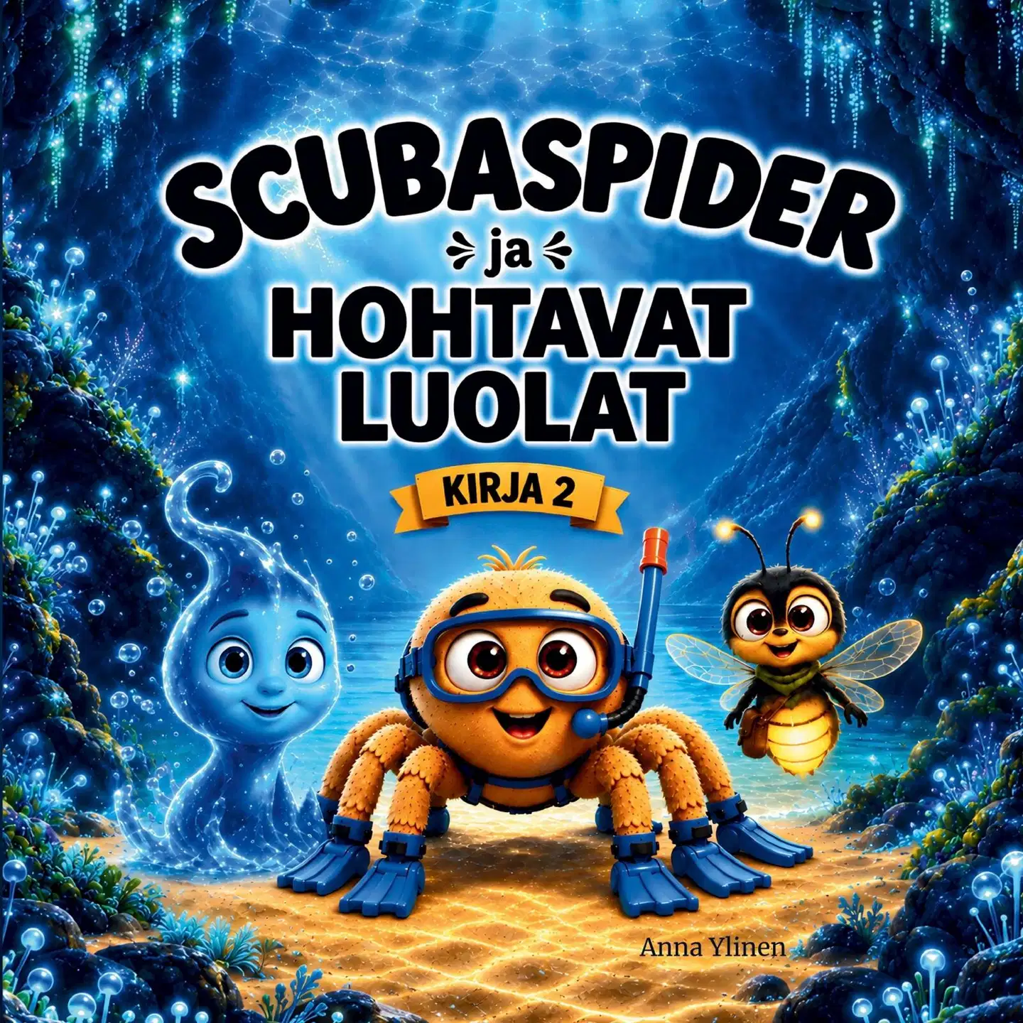 Ylinen, Scubaspider ja hohtavat luolat
