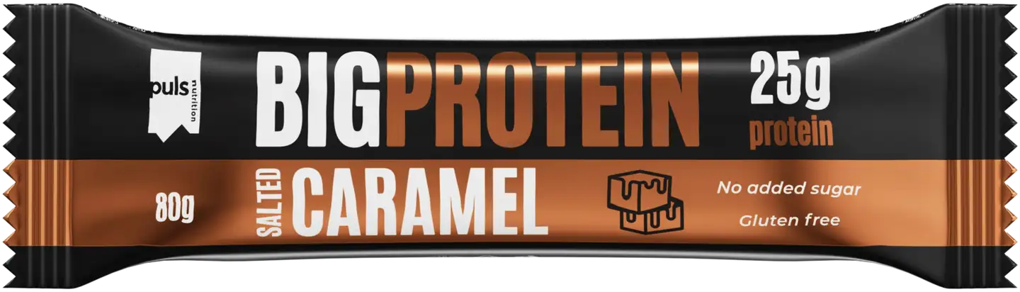 PULS Big protein Salted caramel Proteiinipatukka 80g