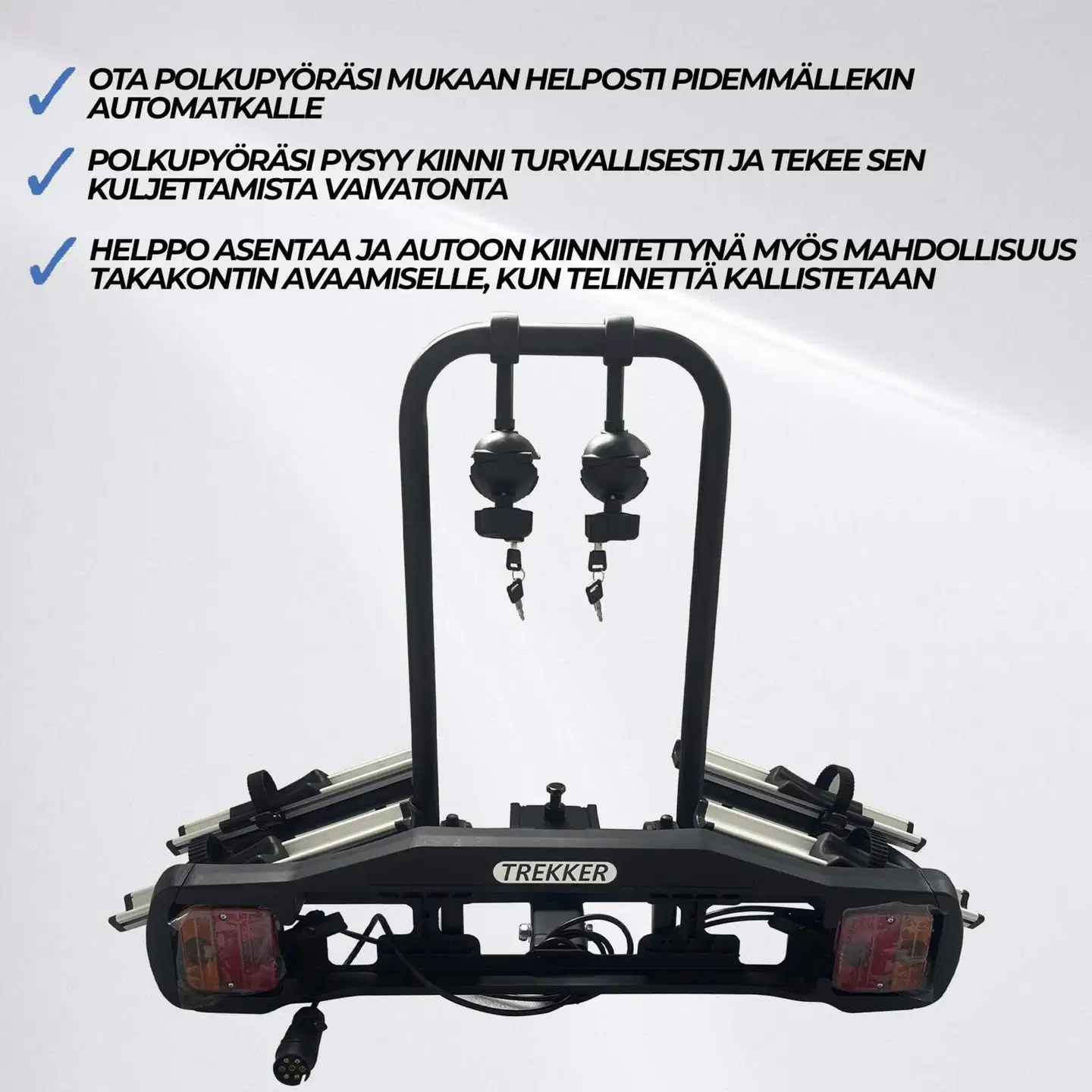 Trekker pyöräteline autoon 3-pyörälle r300 - 3