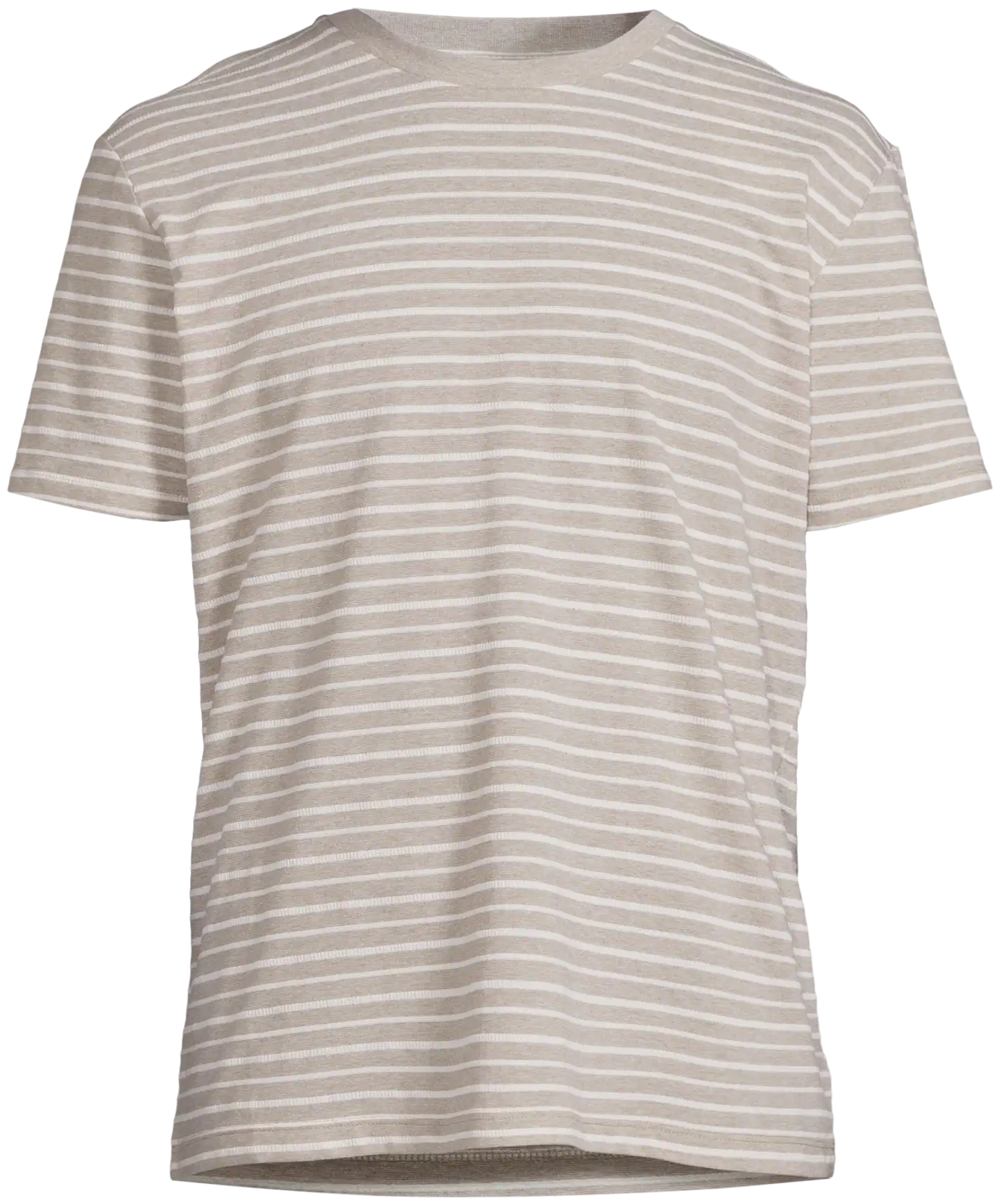 TEX miesten raidallinen t-paita I275381 - moss - 2