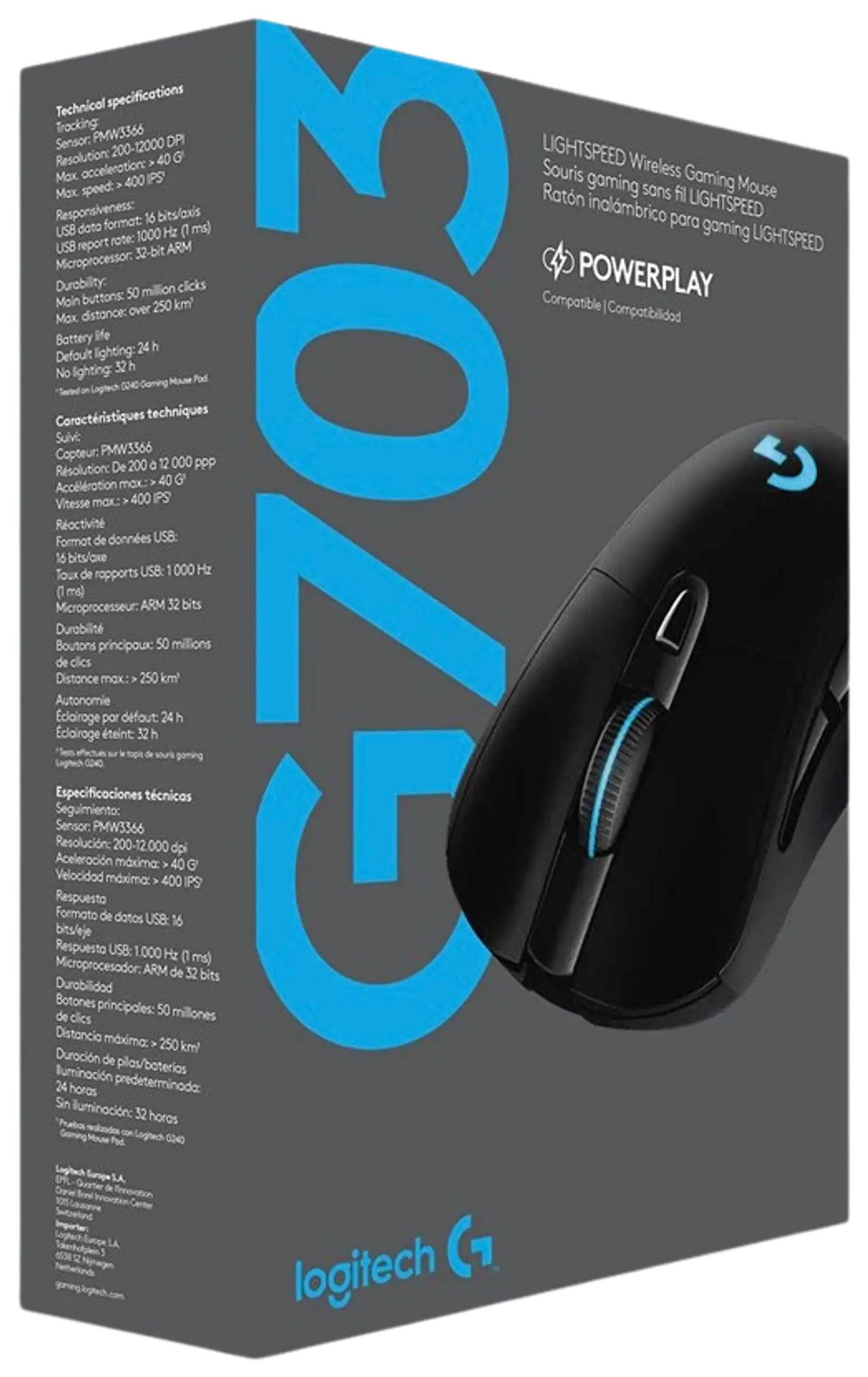 Logitech langaton pelihiiri Lightspeed G703 - 11