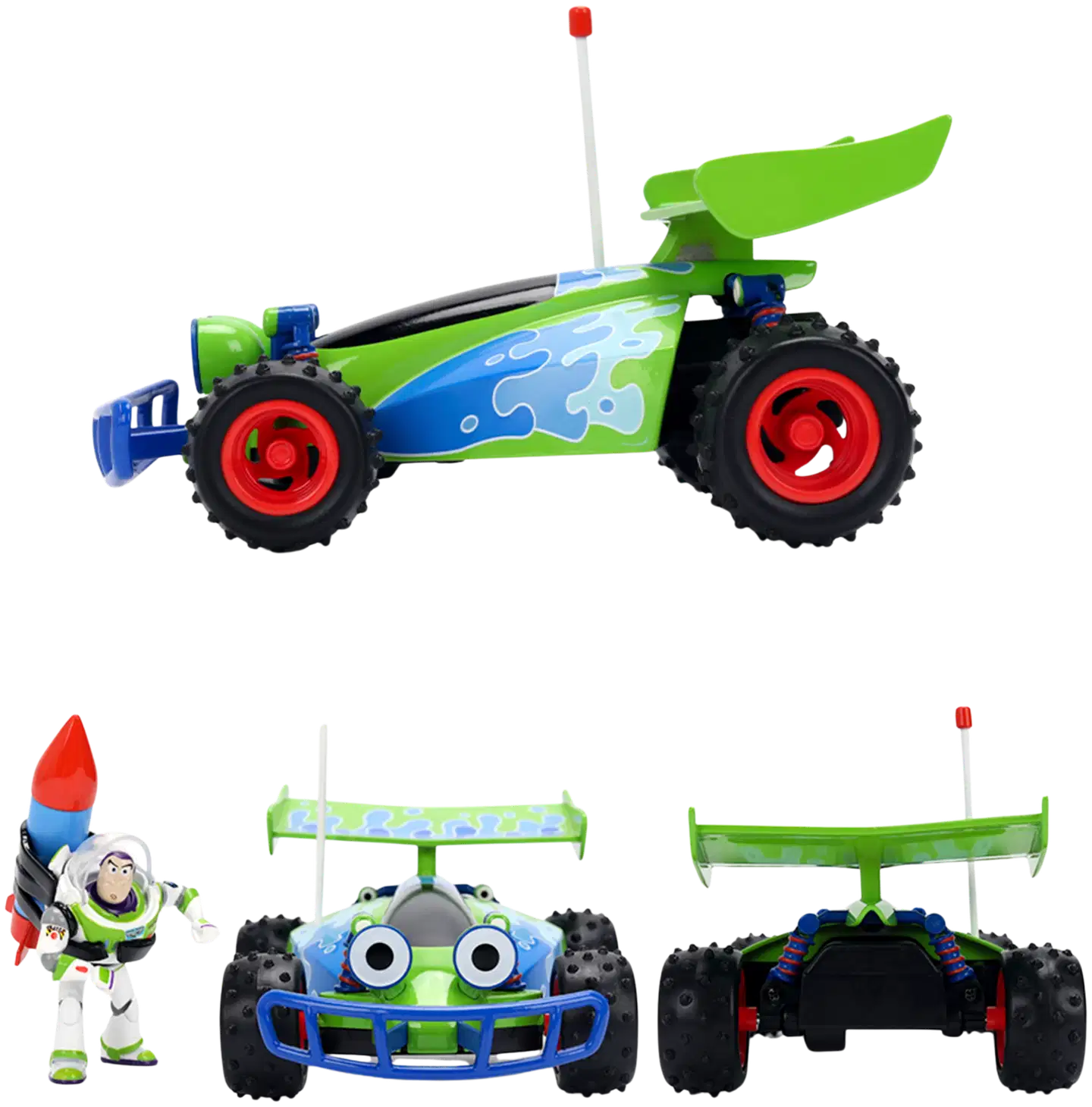 Jada Disney Toy Story Buzz Lightyear ja Turbo Buggy, 19 cm, 1:24, die-cast - 3