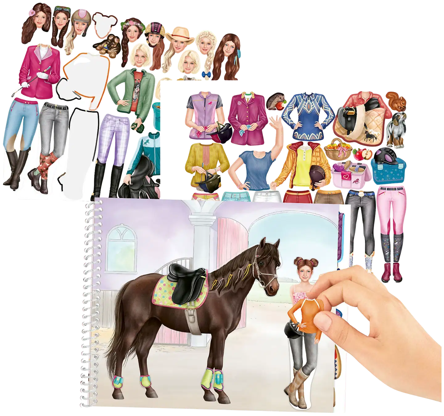 Miss Melody tarrakirja iso Dress Me Up - 4