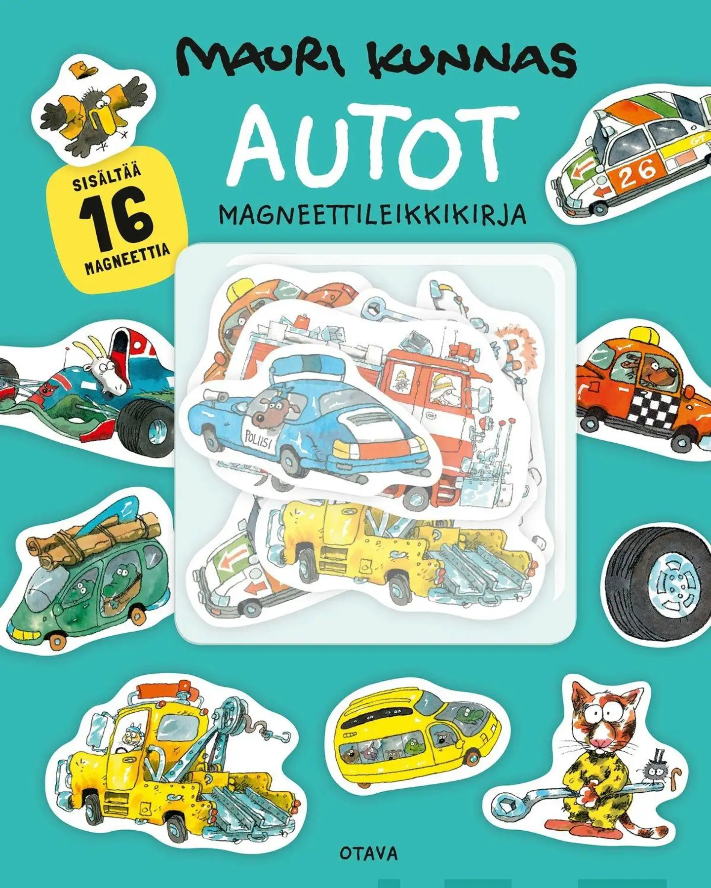 Kunnas, Autot magneettileikkikirja