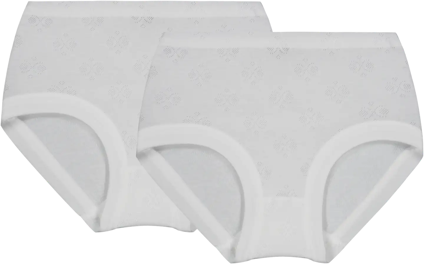 Actuelle naisten Maxi alushousut AC-39145 2-pack - WHITE - 1