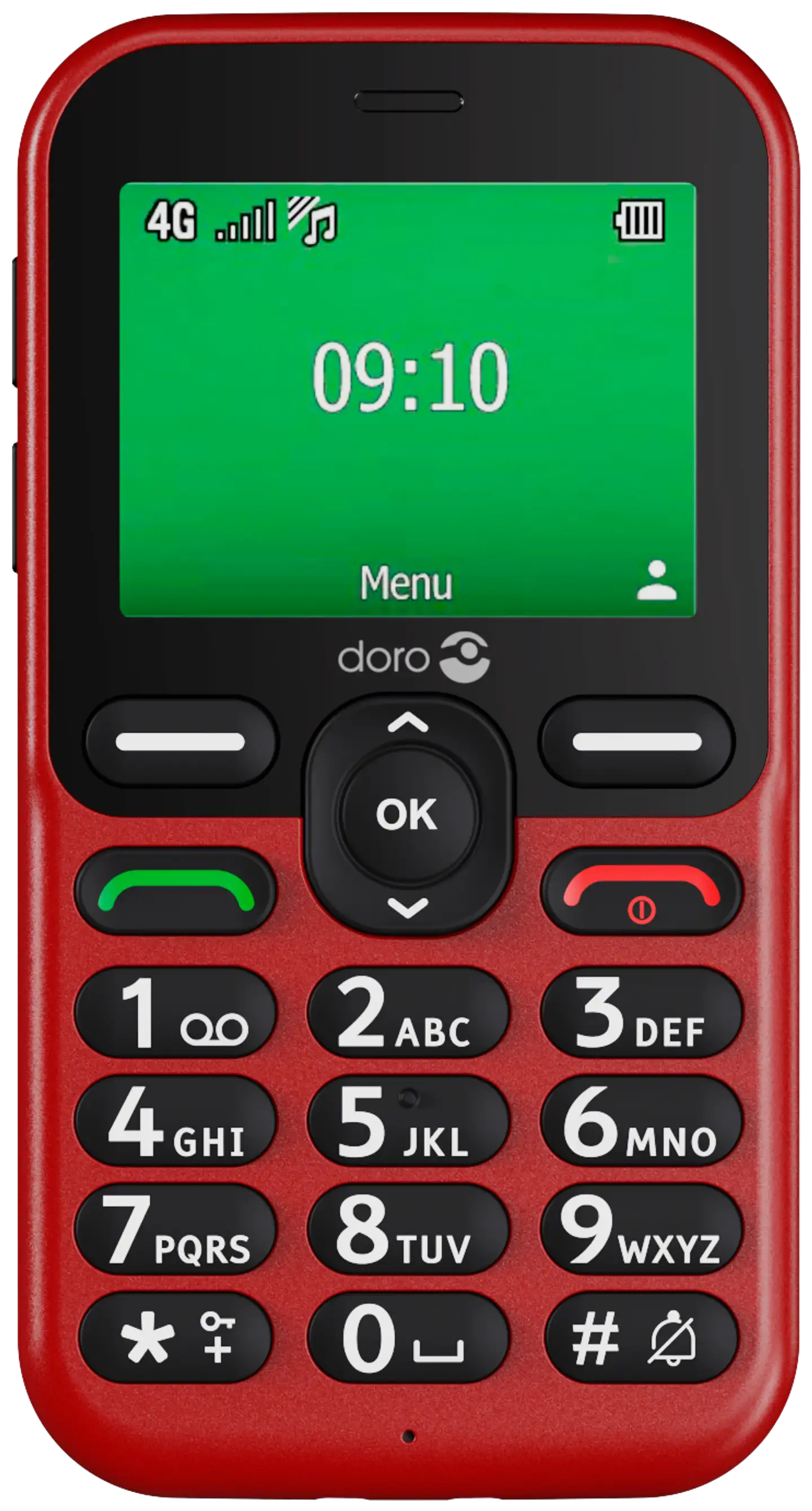 Doro Leva E11 punainen/valkoinen matkapuhelin - 1