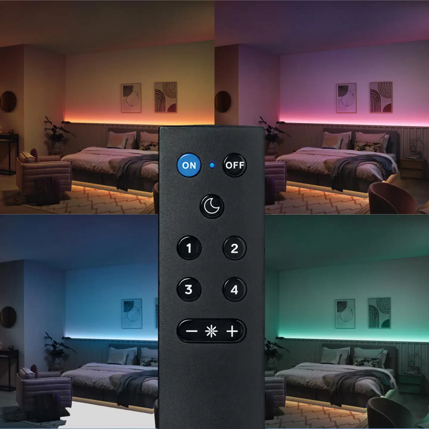 Philips Smart Lighting kaukosäädin paristoilla musta - 7