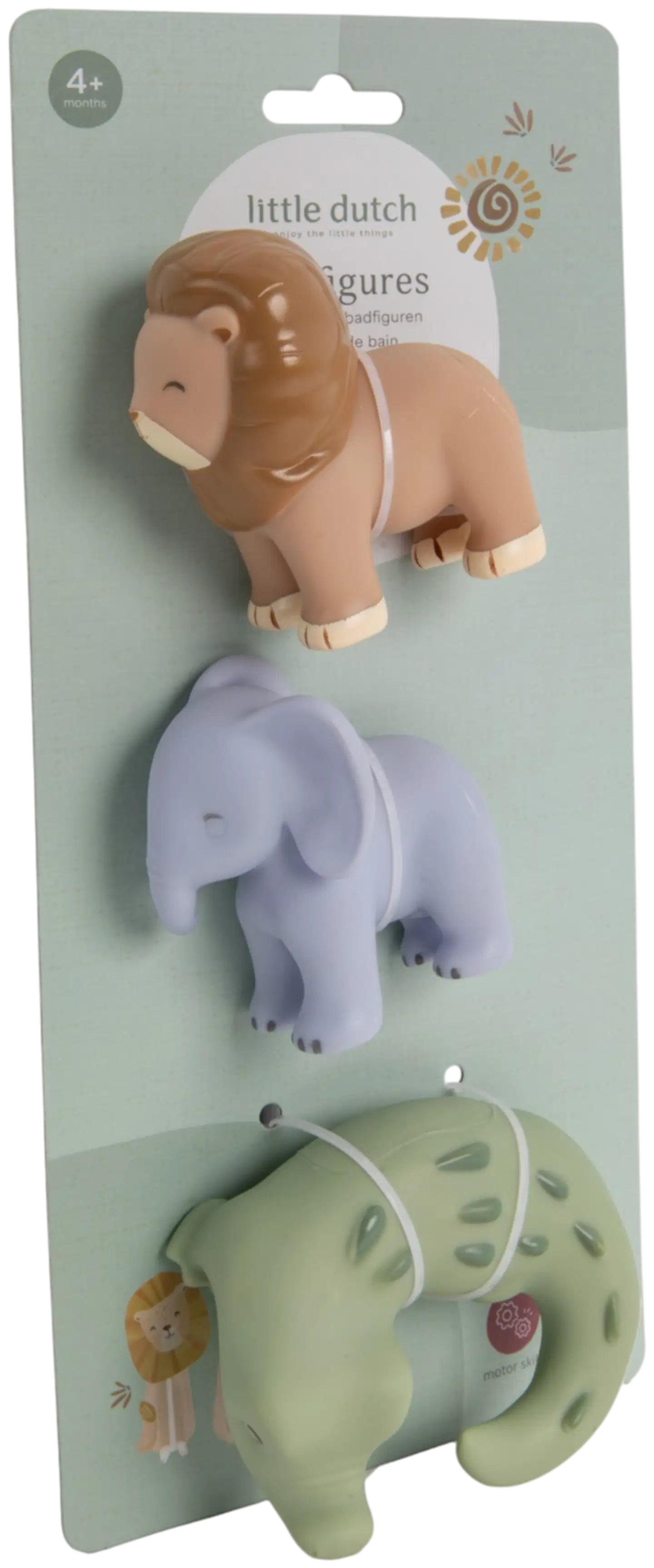 Little Dutch kylpyfiguurit 3kpl Safari Friends - 1
