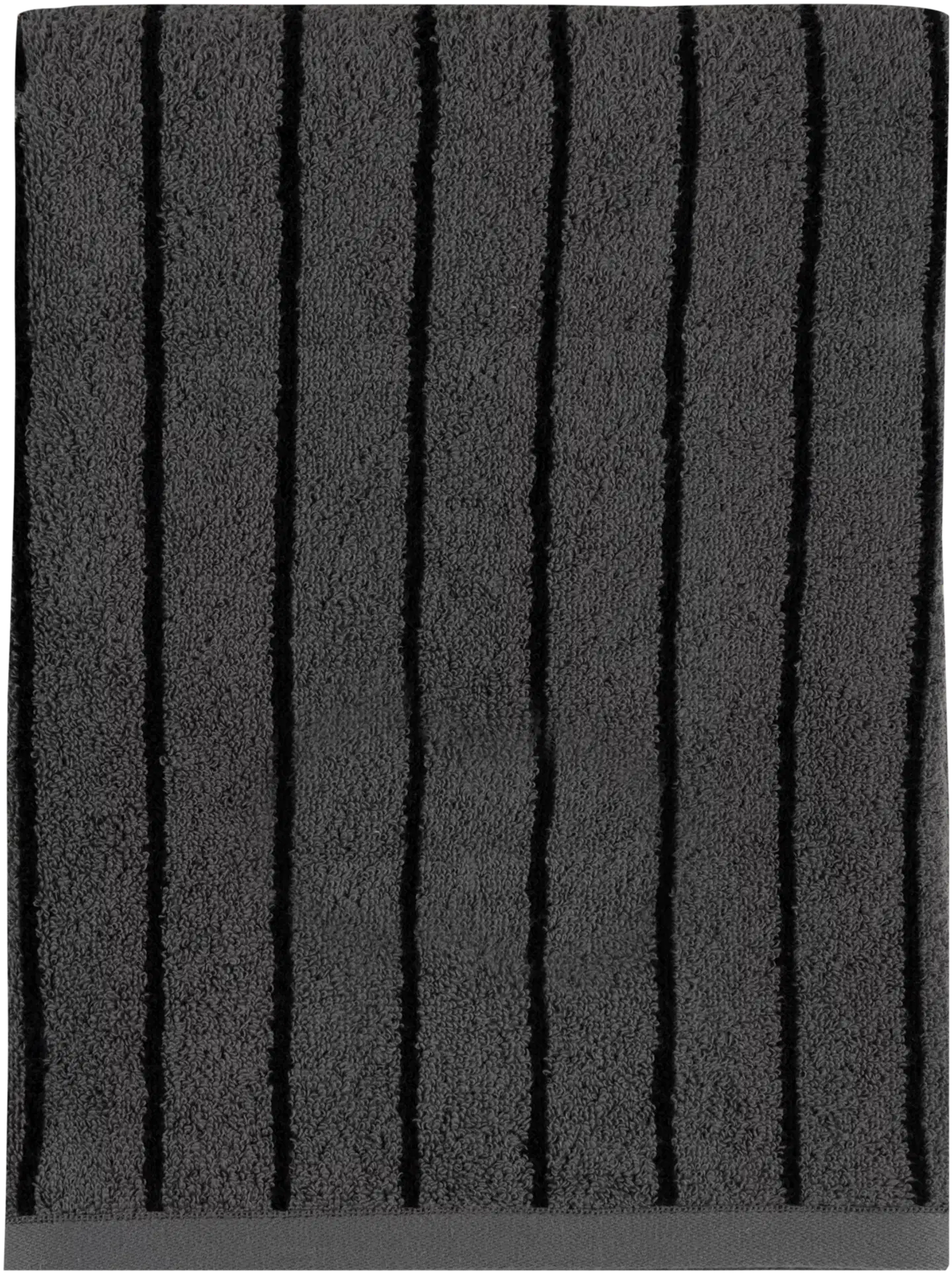 House kylpypyyhe Stripe 70x140 cm tumma harmaa/musta