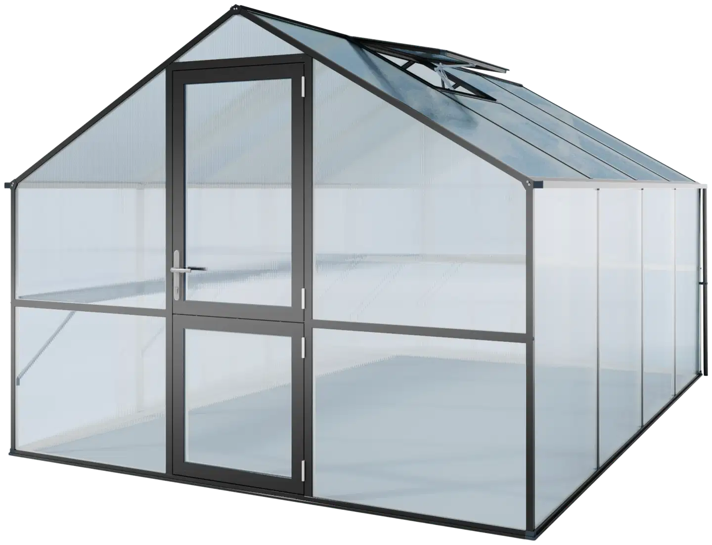 Kreative Gartentechnik kasvihuone Orchidee IV 12,74 m2 antrasiitinharmaa - 1