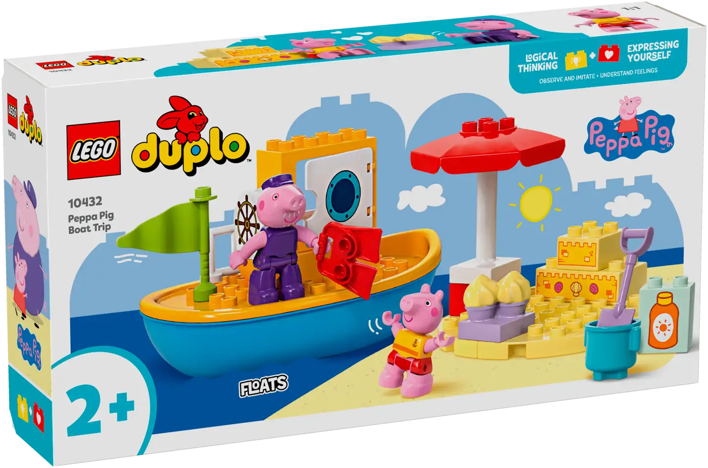 LEGO® DUPLO Peppa Pig 10432 Pipsa Possun veneretki - 2