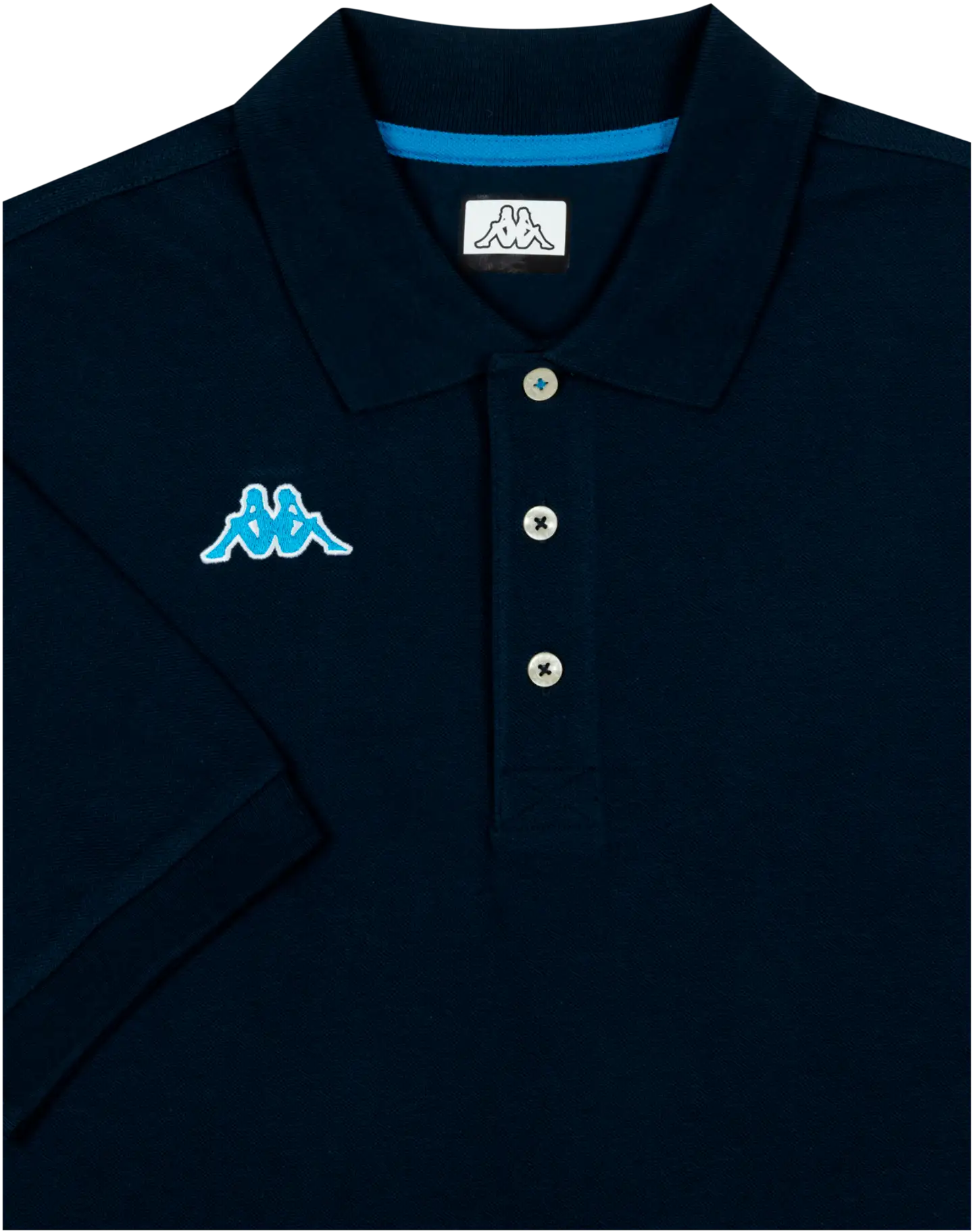 Kappa miesten pikeepaita Logo Holiver - Navy - green waber - 2