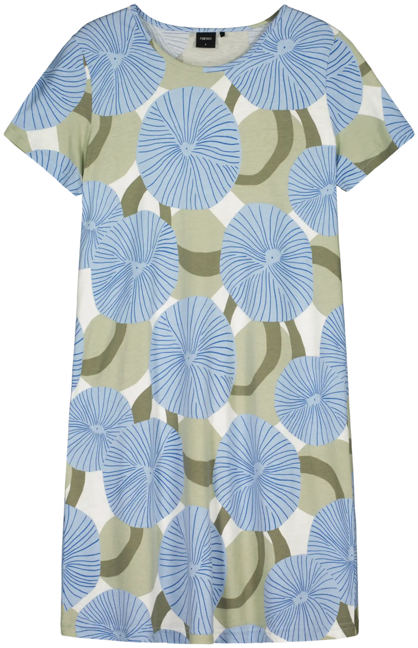 Nanso naisten lyhyt yöpaita Hedda - SININEN - 1