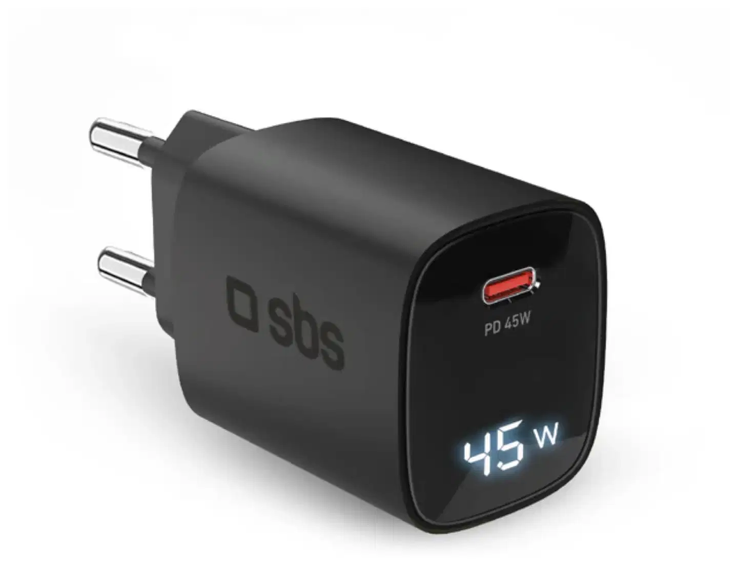 SBS seinälaturi Gan Usb-C + LCD 45 W - 1