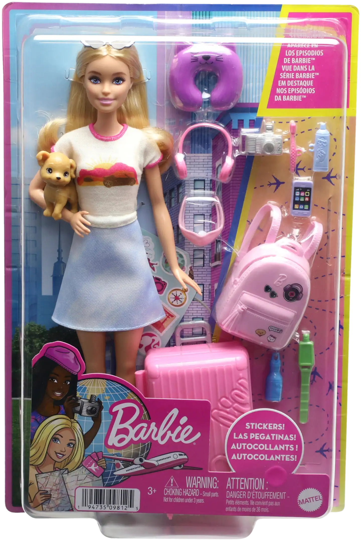 Barbie Travel Barbie Malibu Hjy18 - 4