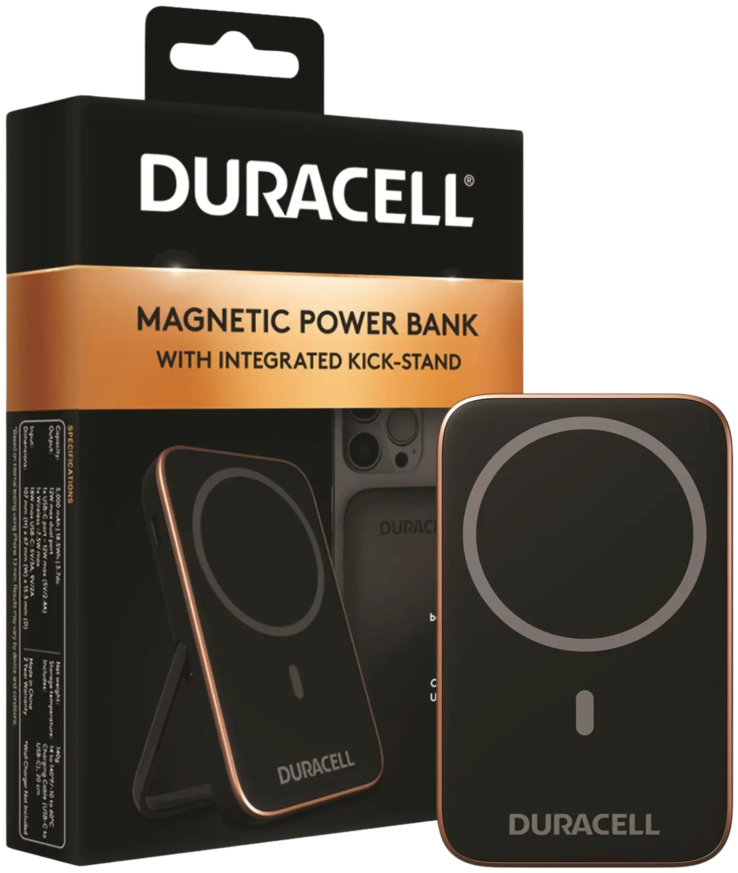 Duracell Varavirtalähde Micro 5 Magsafe 12W - 1