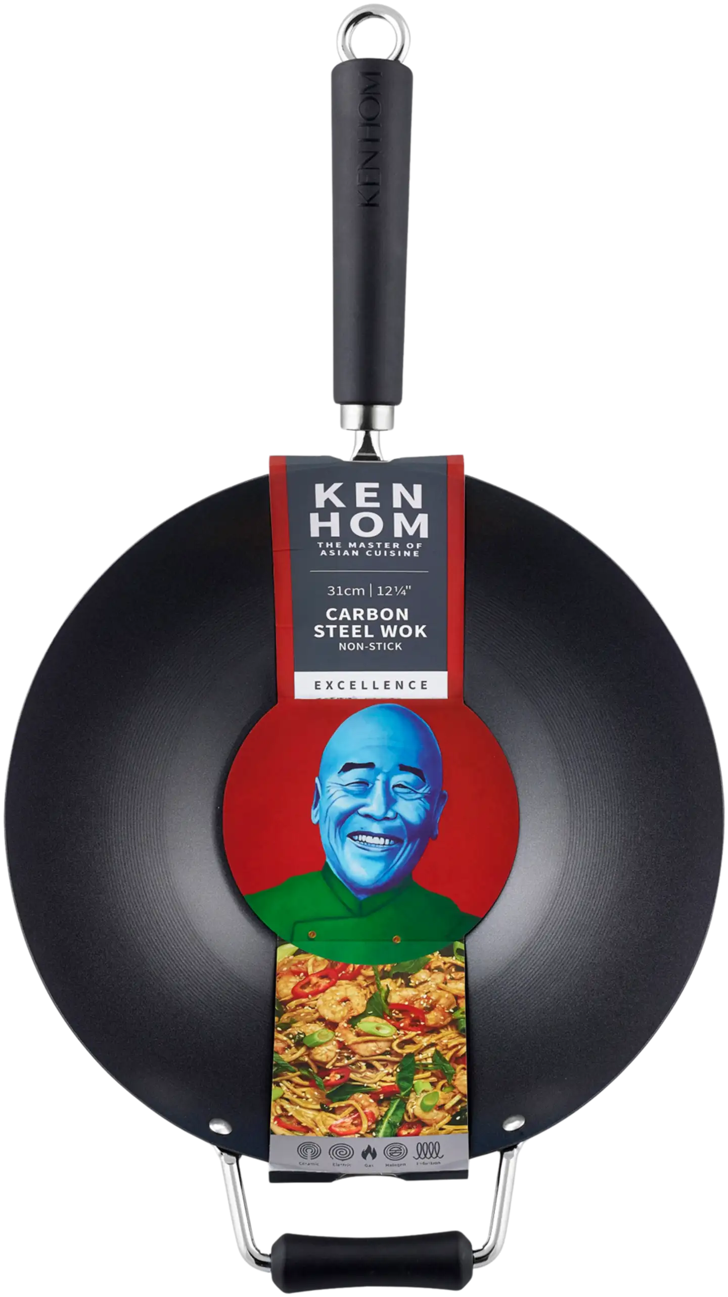 Ken Hom wok Excellence non-stick 31 cm - 3