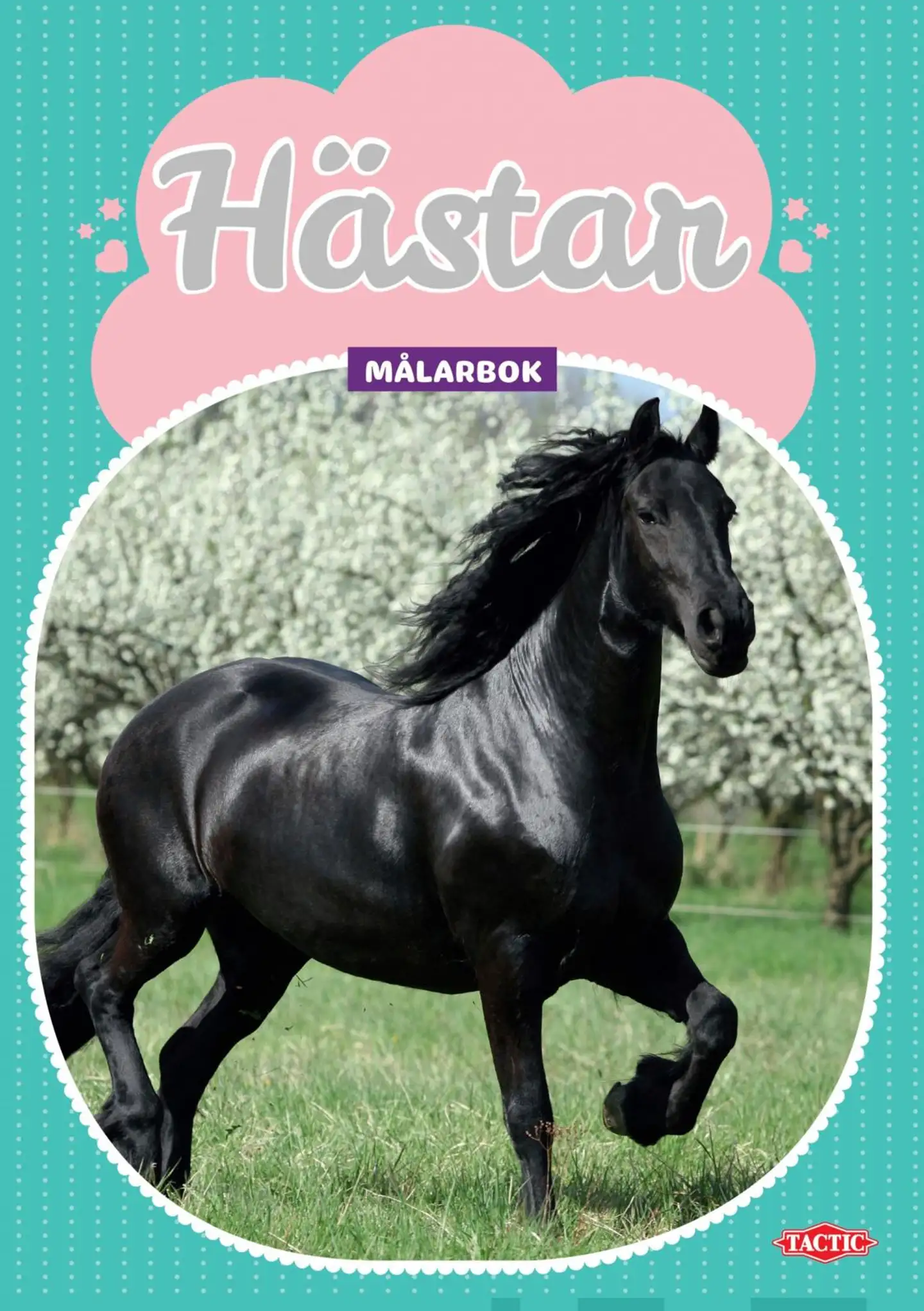 Hästar målarbok