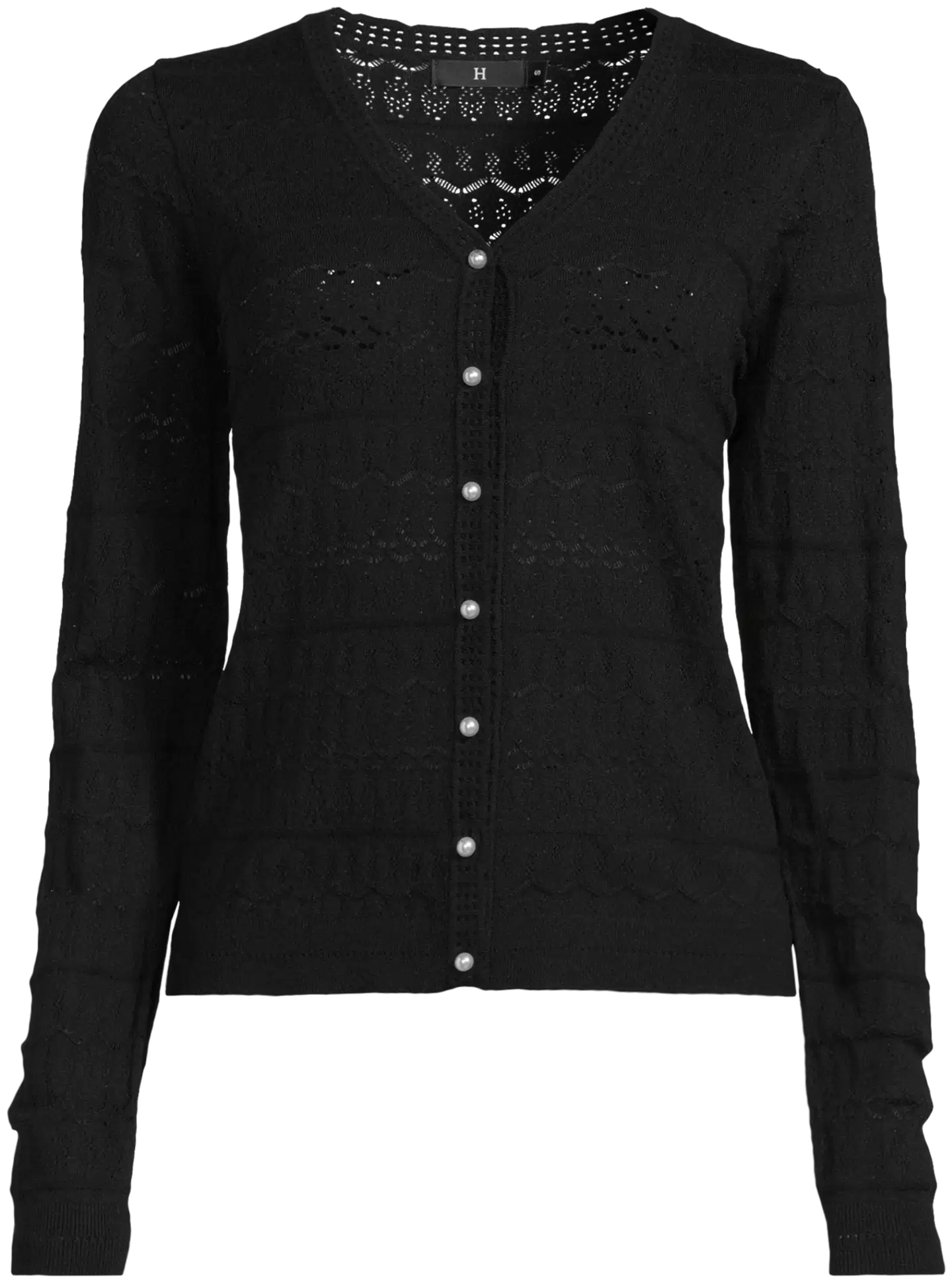 House naisten neuletakki lyhyt 213H262910 - black - 2