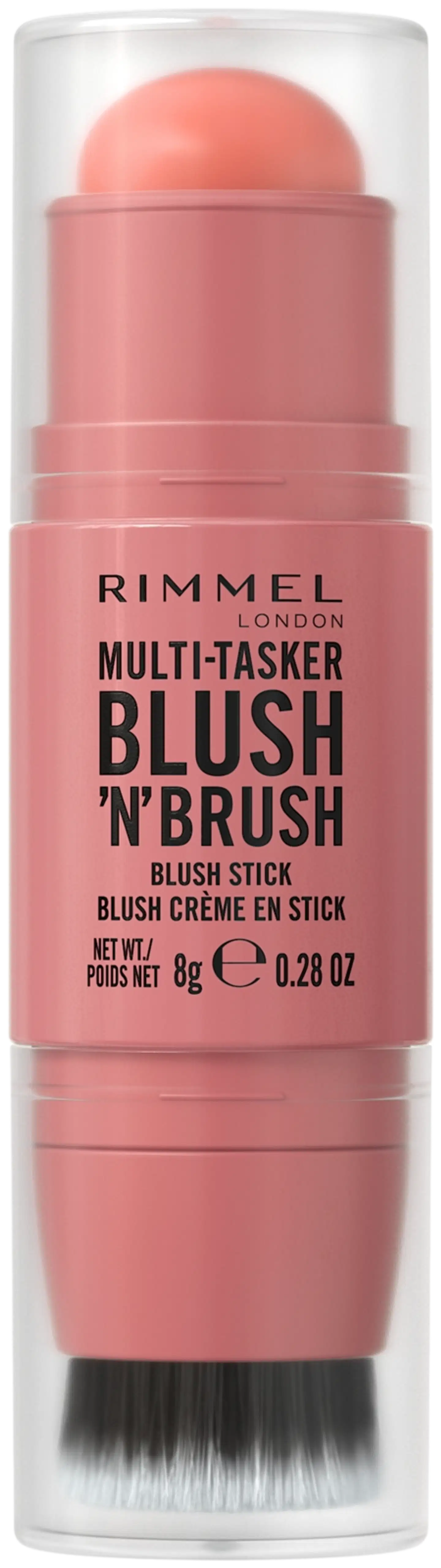 Rimmel Multitasker Blush 'n' Brush 8 g 150 Cherry on Point, poskipuna - Cotton Candy - 1