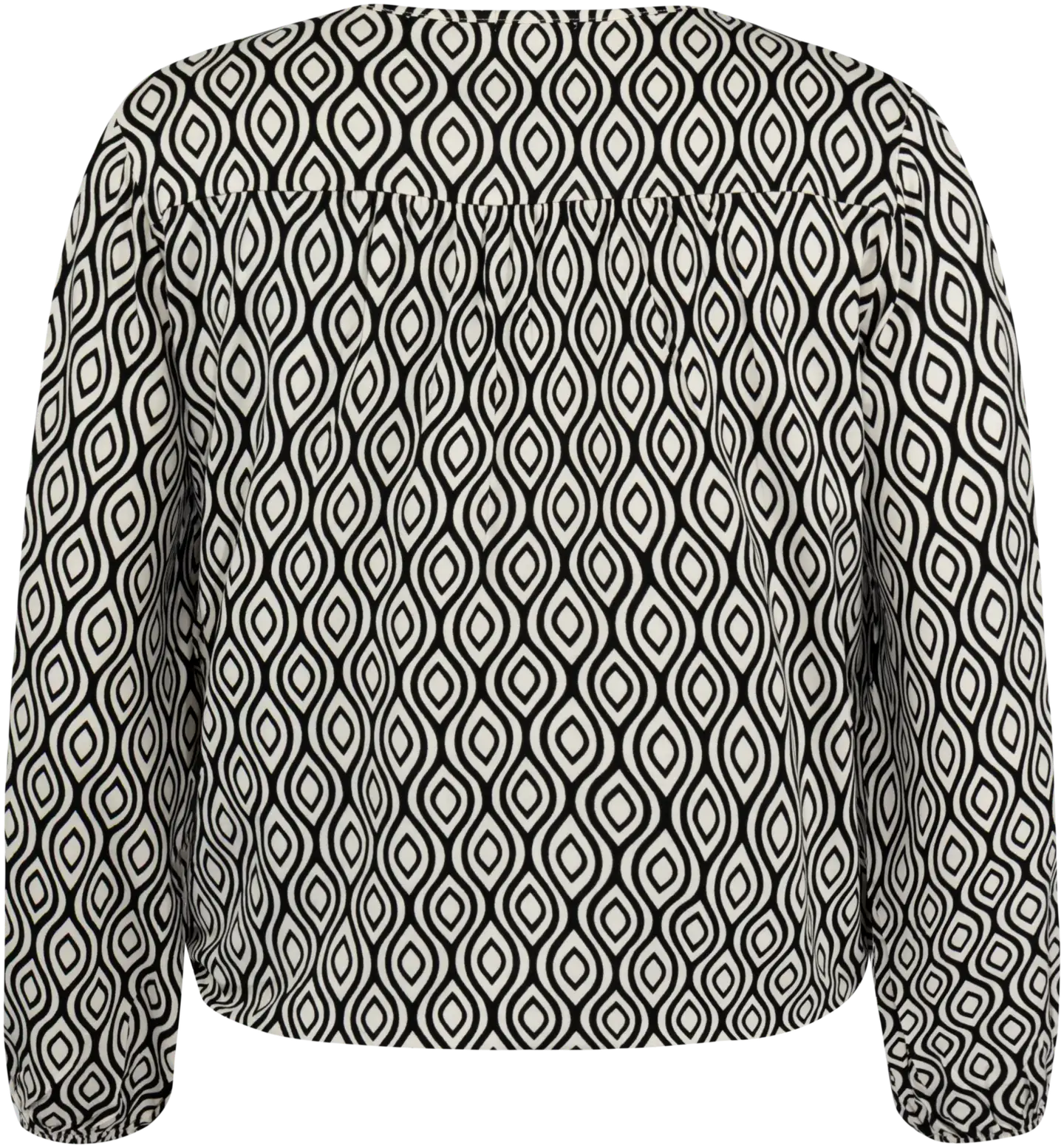 House naisten trikoopusero 213HP03101, D-mitoitus - Black/white - 2