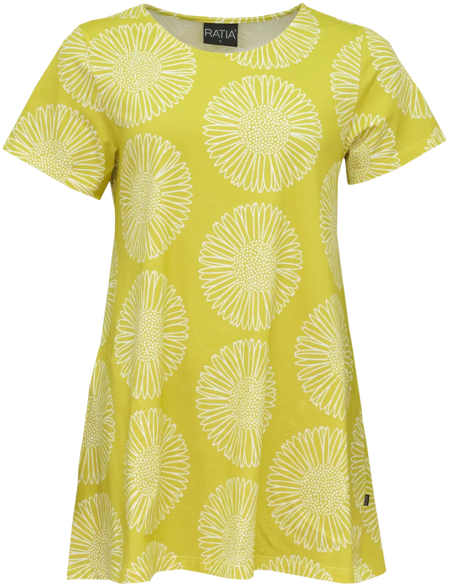 RATIA® N.trikoo T-paita Pouta Kesäkukka - Keltainen - 1