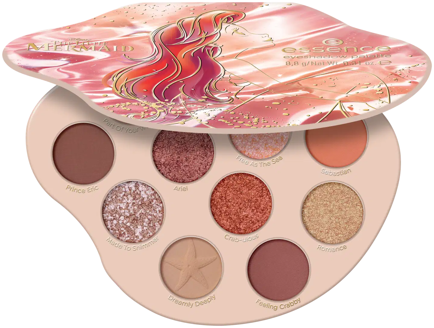 essence Disney THE LITTLE MERMAID luomiväripaletti 01 - 2