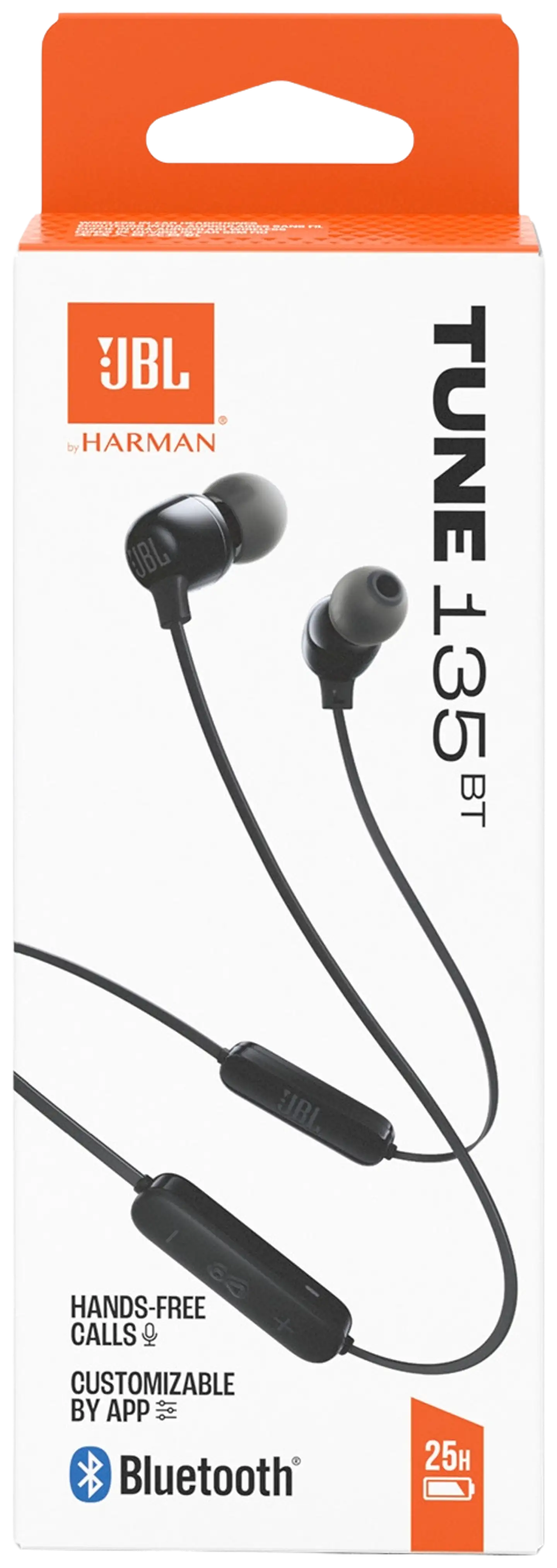 JBL Bluetooth nappikuulokkeet Tune 135BT musta - 10