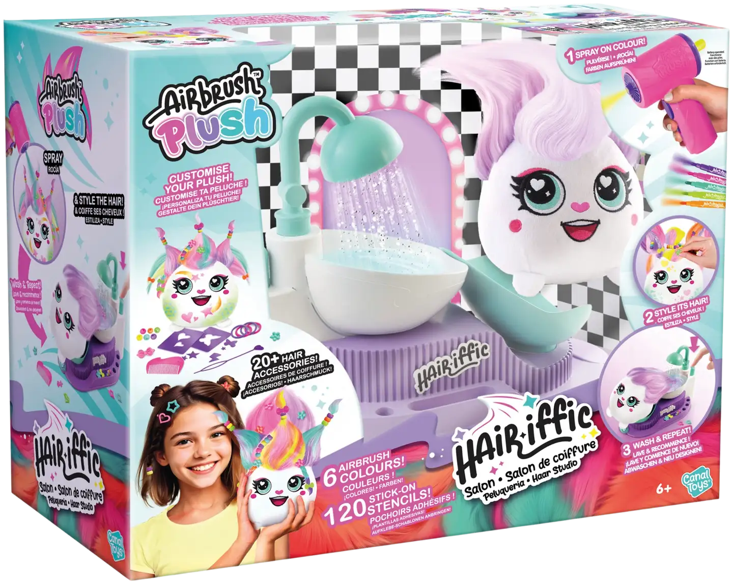 Airbrush Plush Hairiffic Stailaussalonki - 1