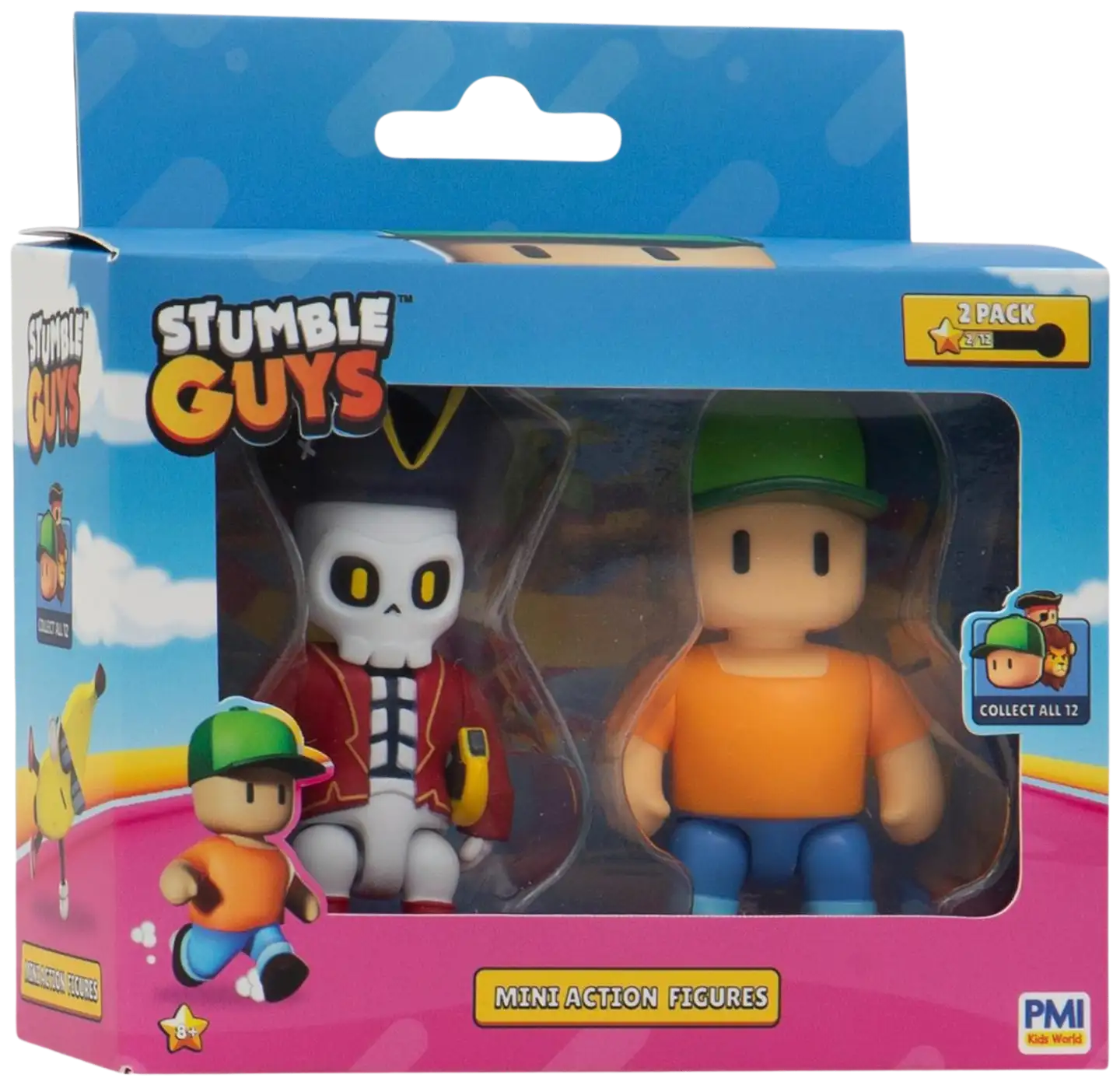 Stumble Guys minitoimintahahmo 7,5 cm 2 kpl - 2