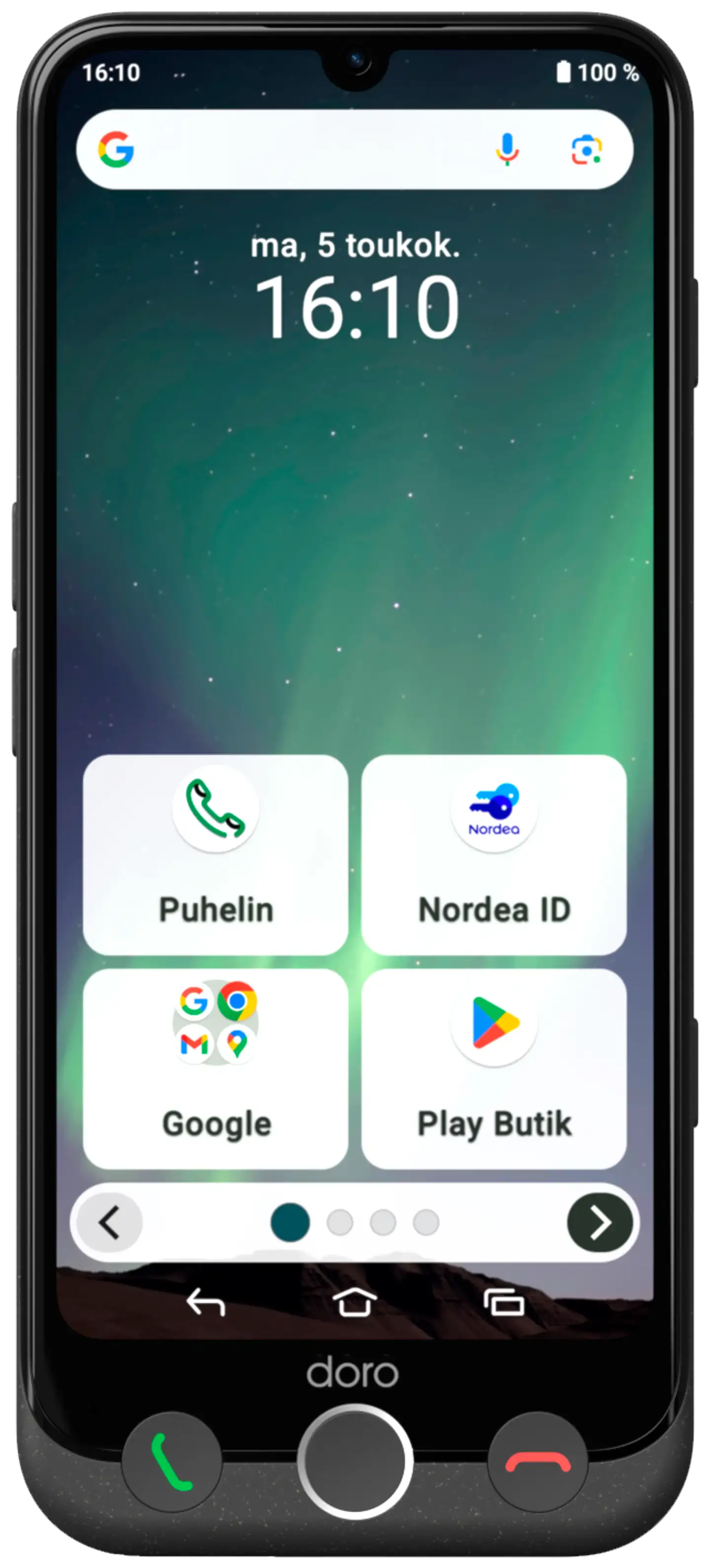 Doro Aurora A31 harmaa älypuhelin - 5