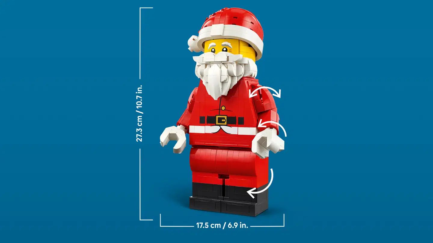 LEGO Seasons and Occasions 40820 Suurikokoinen joulupukkiminihahmo - 7