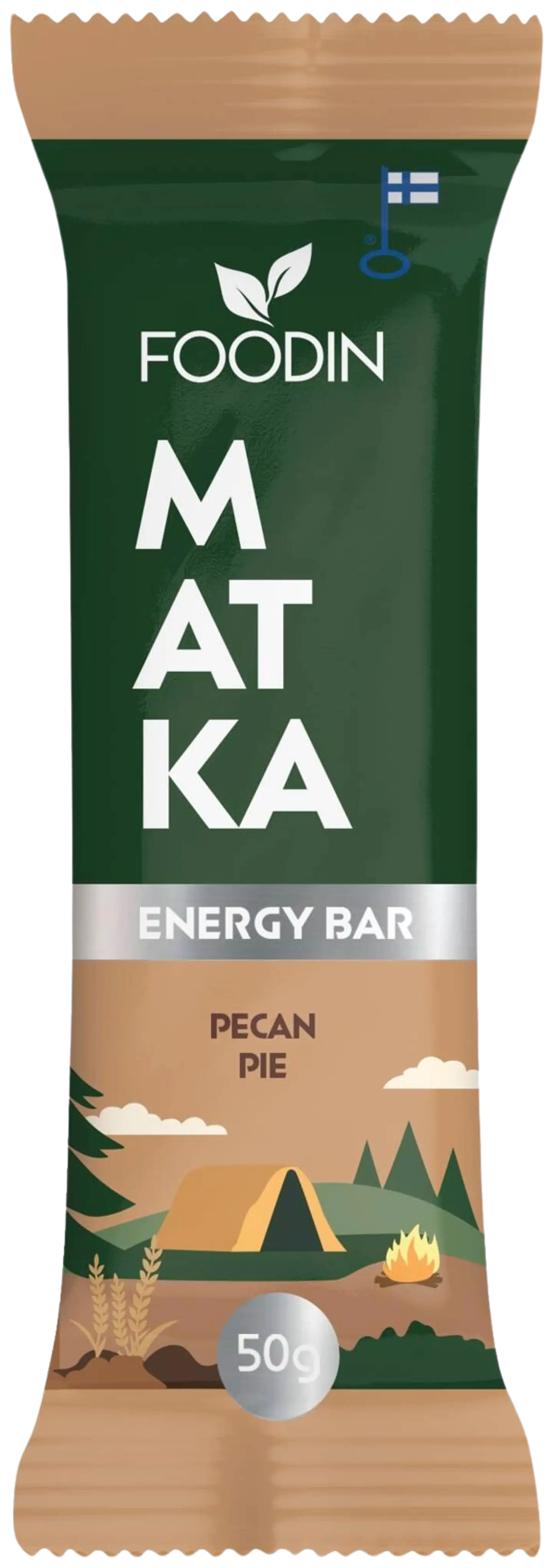 Foodin MATKA Energy Bar, Pecan Pie, 50 g