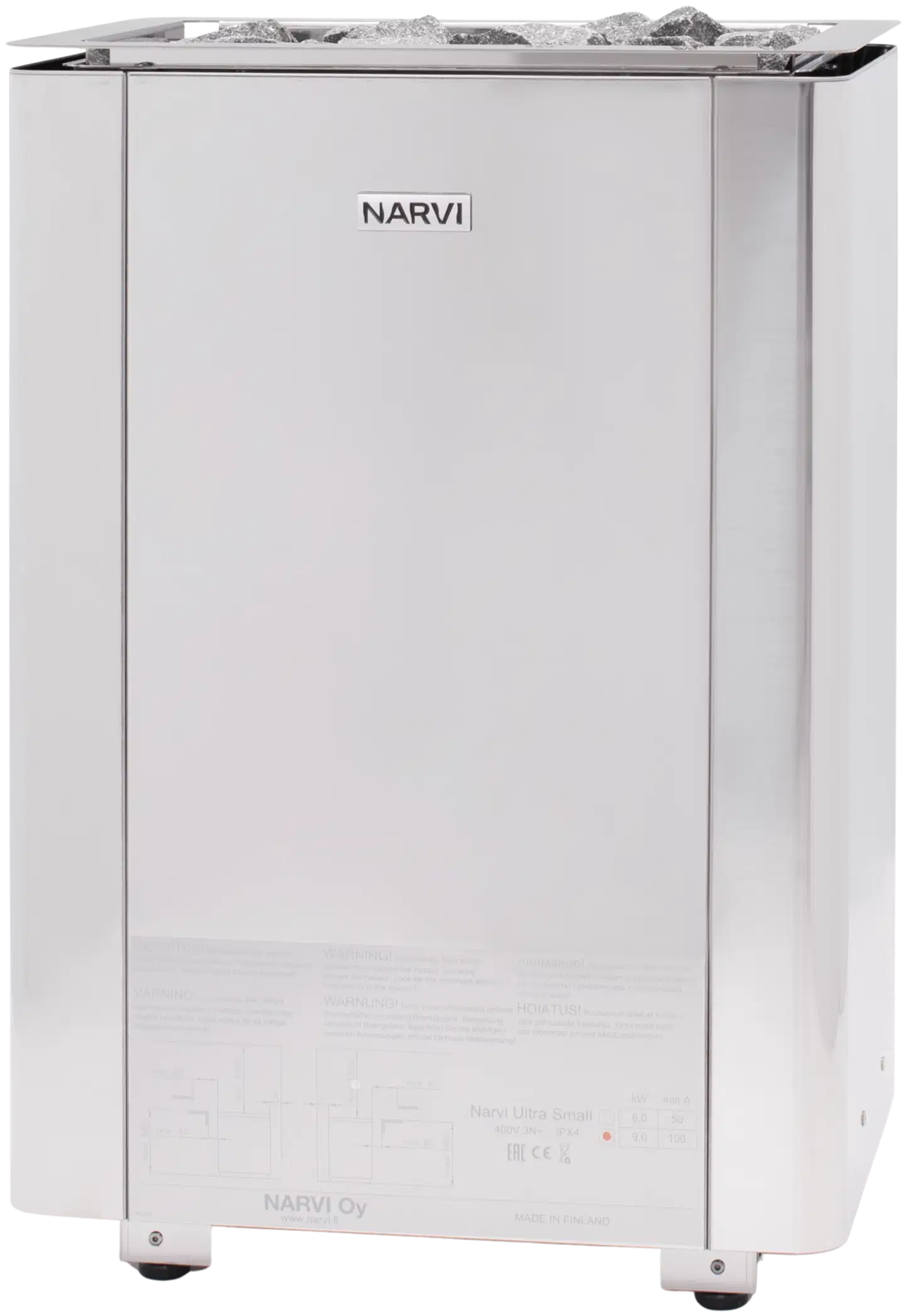 Sähkökiuas Narvi Ultra Small 6,0 kW rst