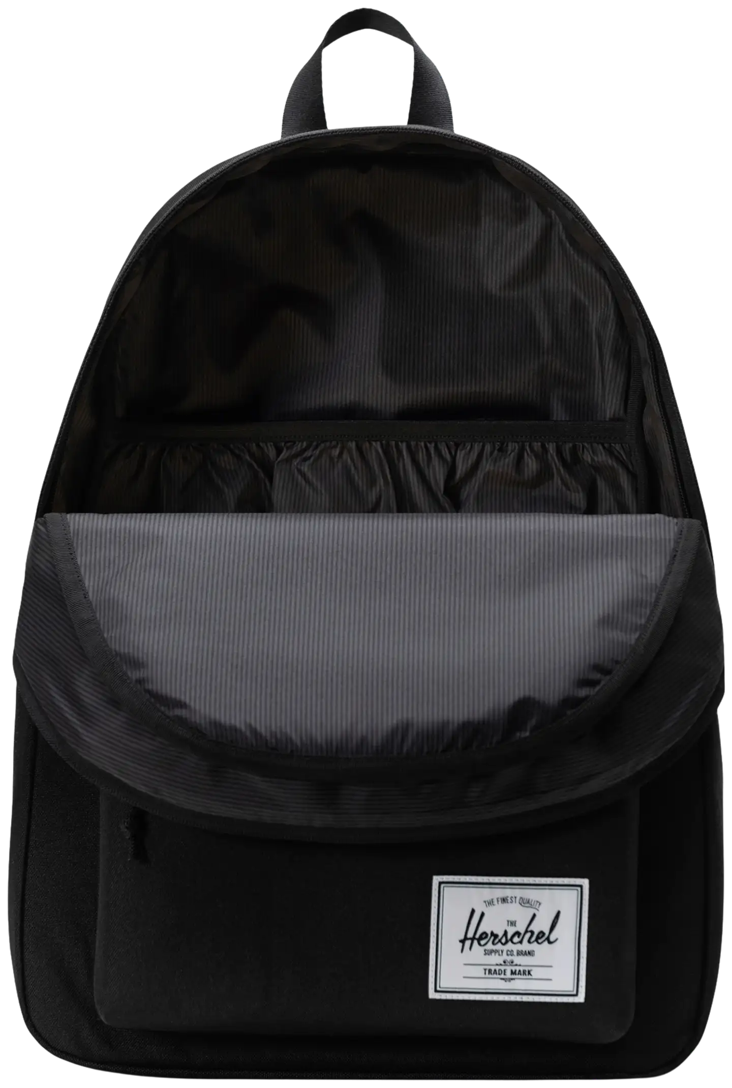 Herschel reppu Classic XL, 45cm x  32,5cm x  16,5cm. Tilavuus: 30 litraa - 2