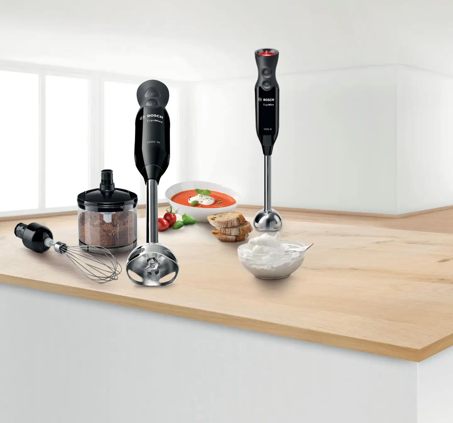 Bosch sauvasekoitinsetti ErgoMixx MS61B6150 1000W - 3