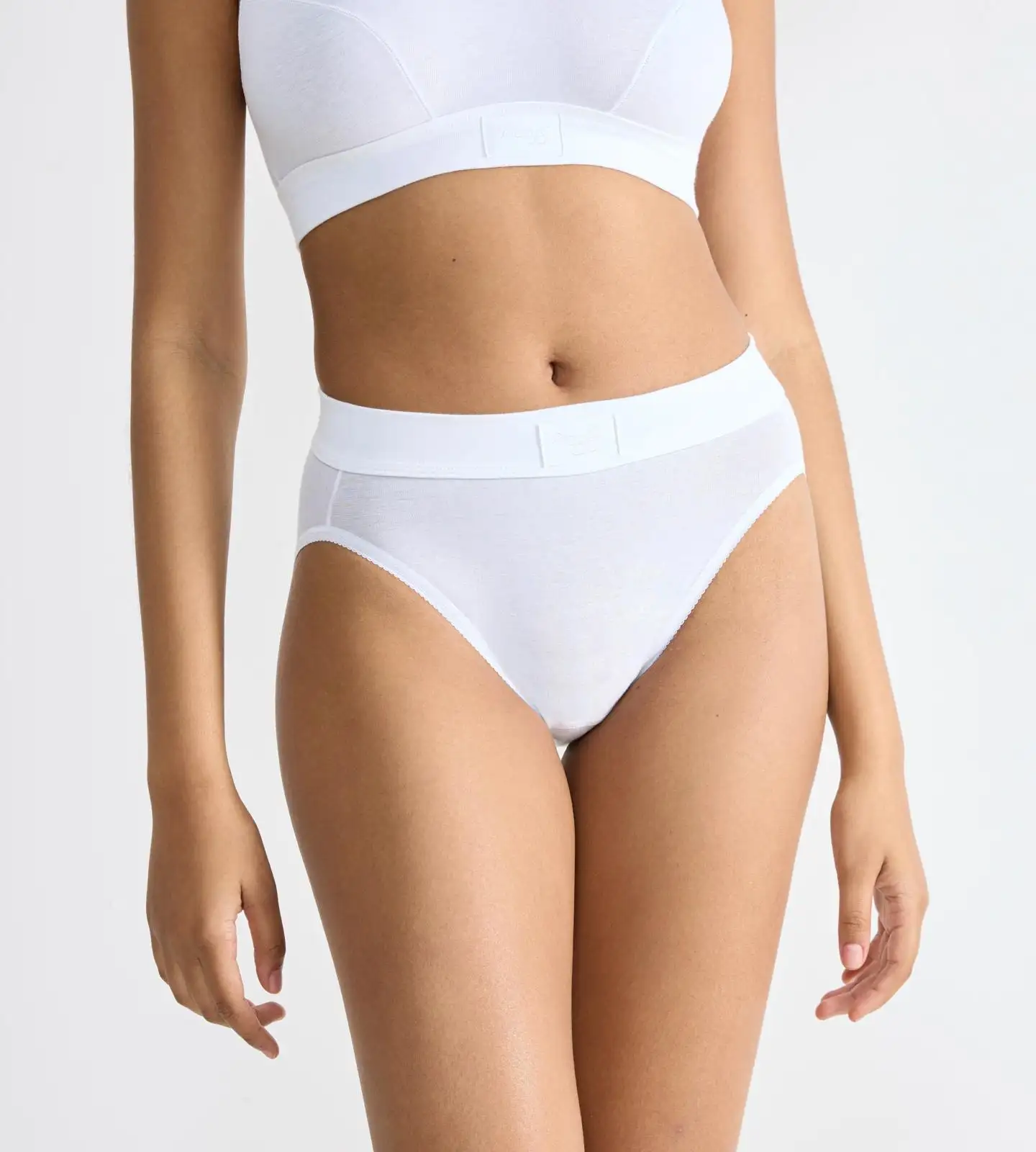 Sloggi naisten Double Comfort T H Tai - 0003-WHITE - 4